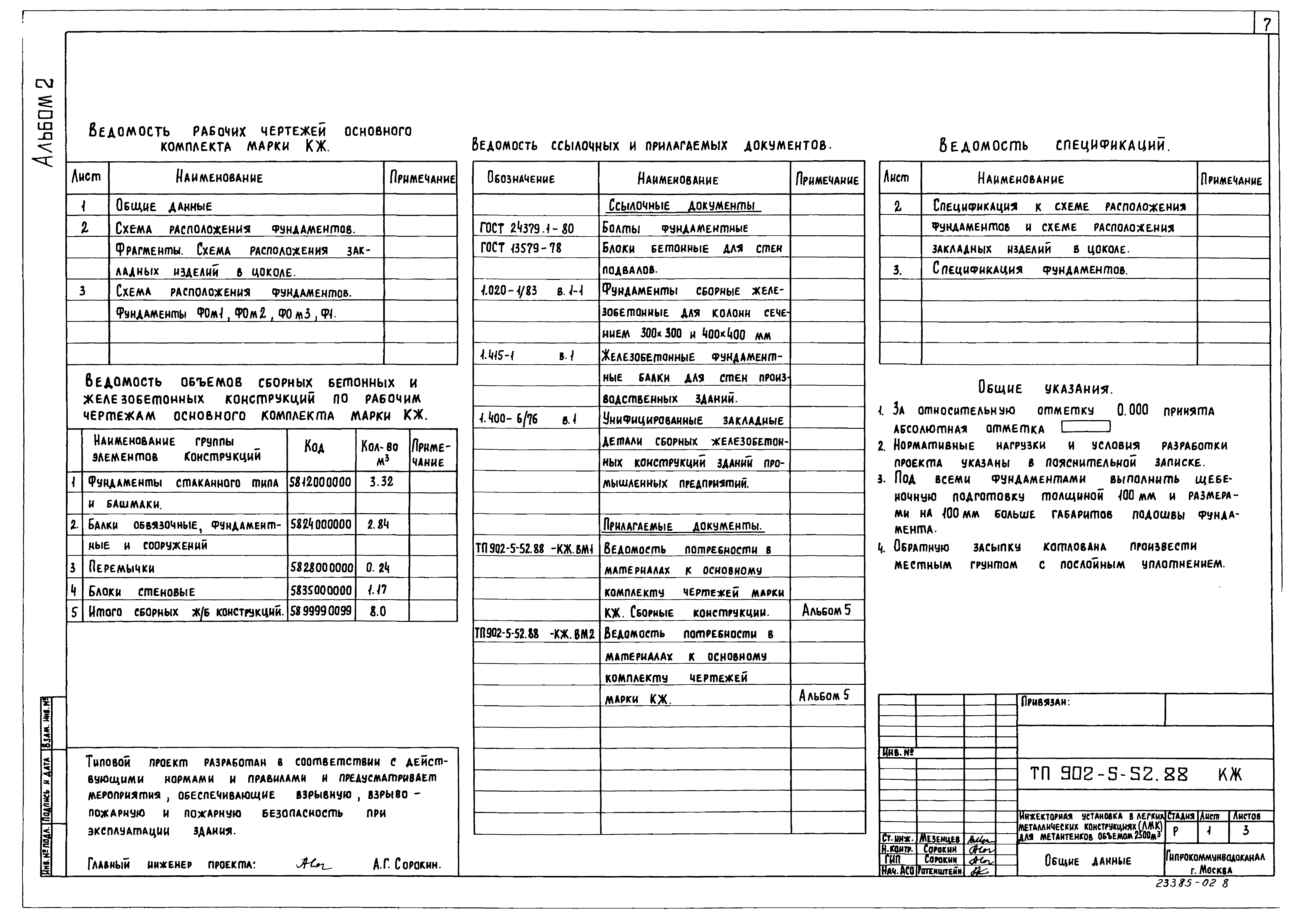 Типовой проект 902-5-52.88