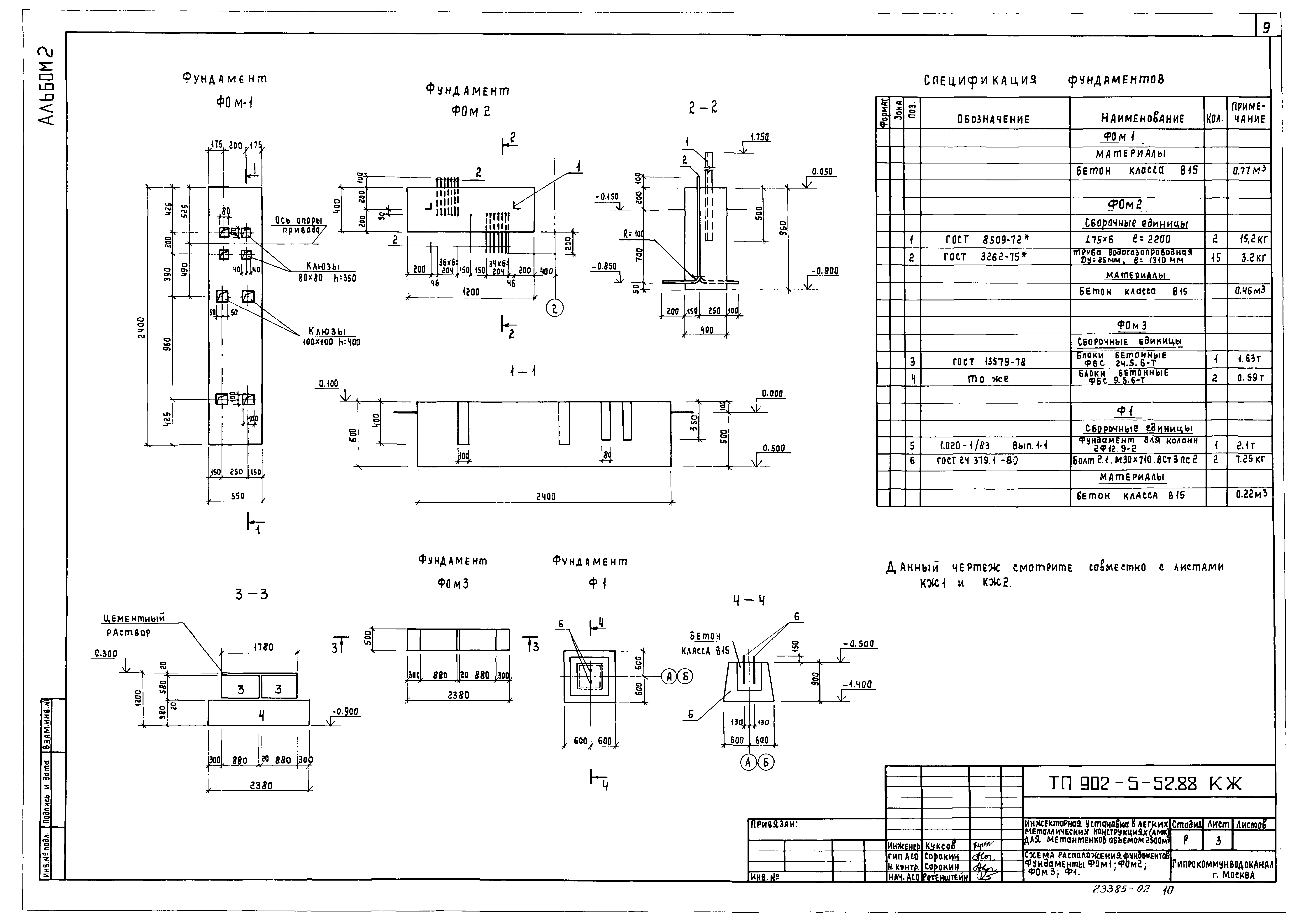 Типовой проект 902-5-52.88