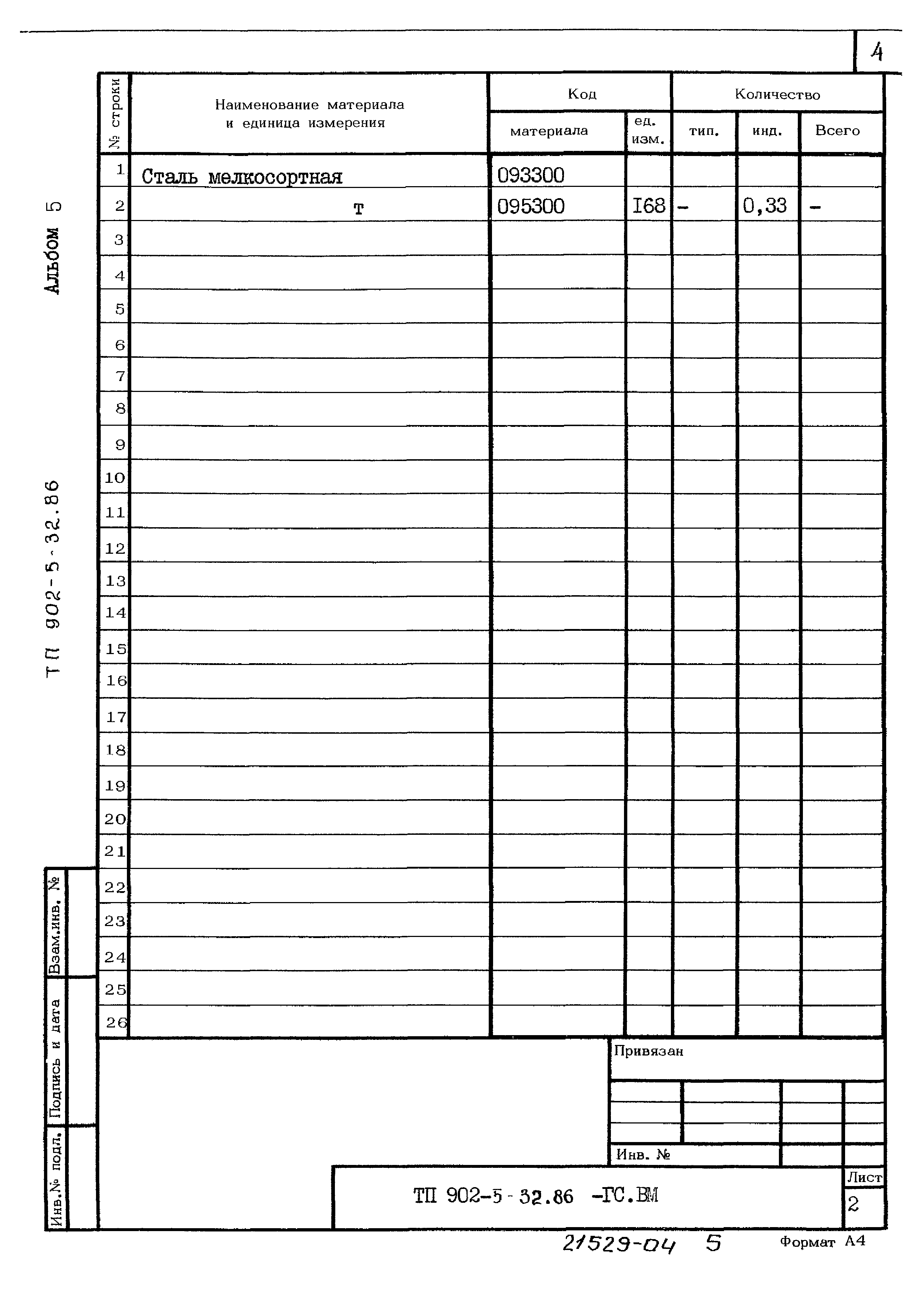 Типовой проект 902-5-32.86