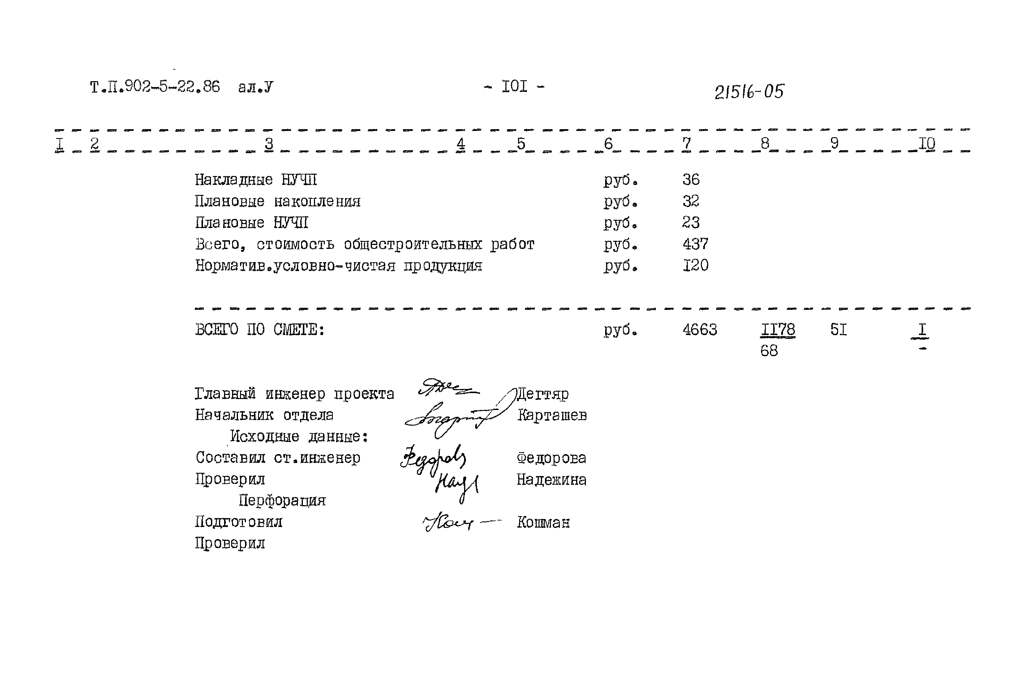 Типовой проект 902-5-22.86