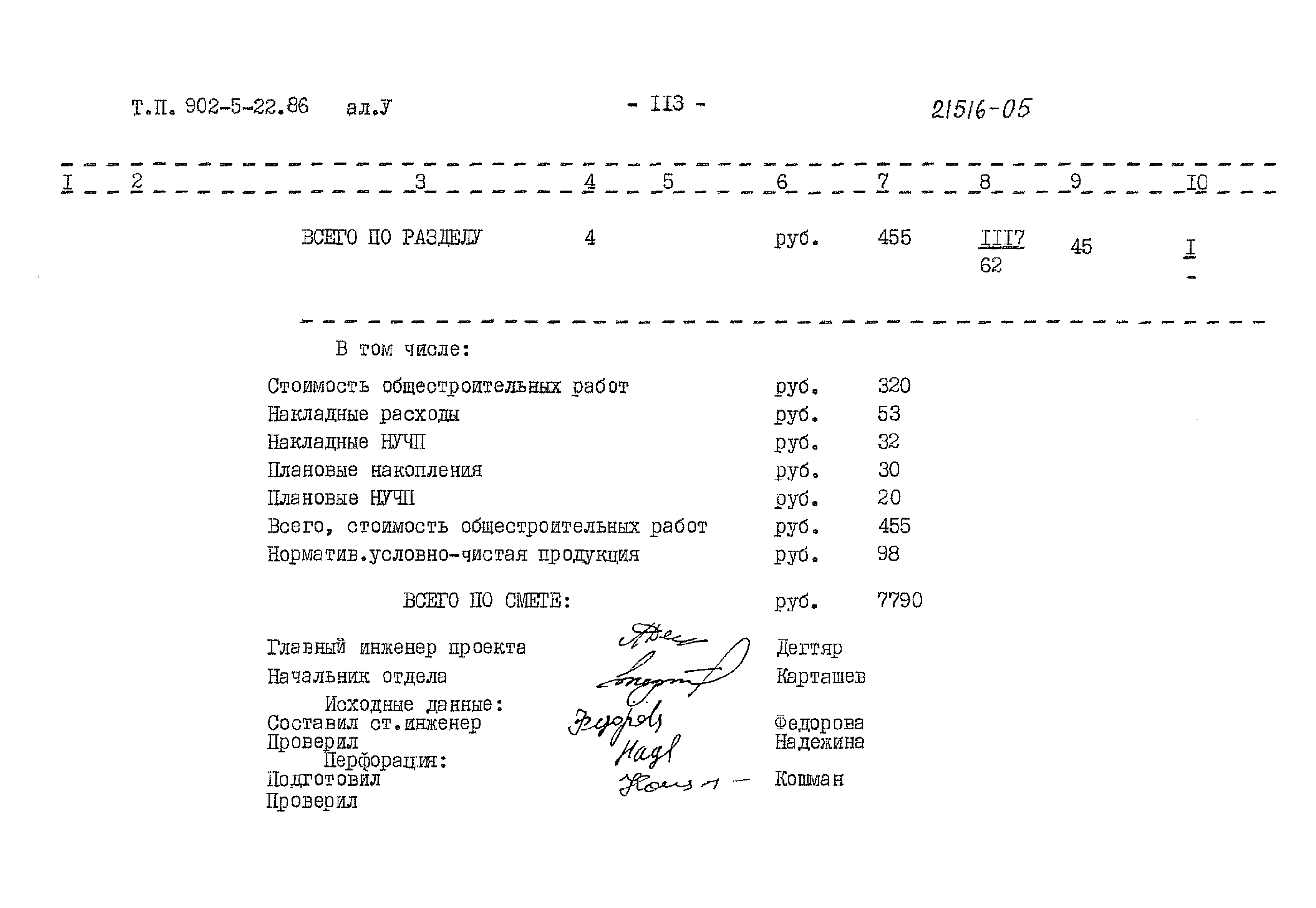 Типовой проект 902-5-22.86