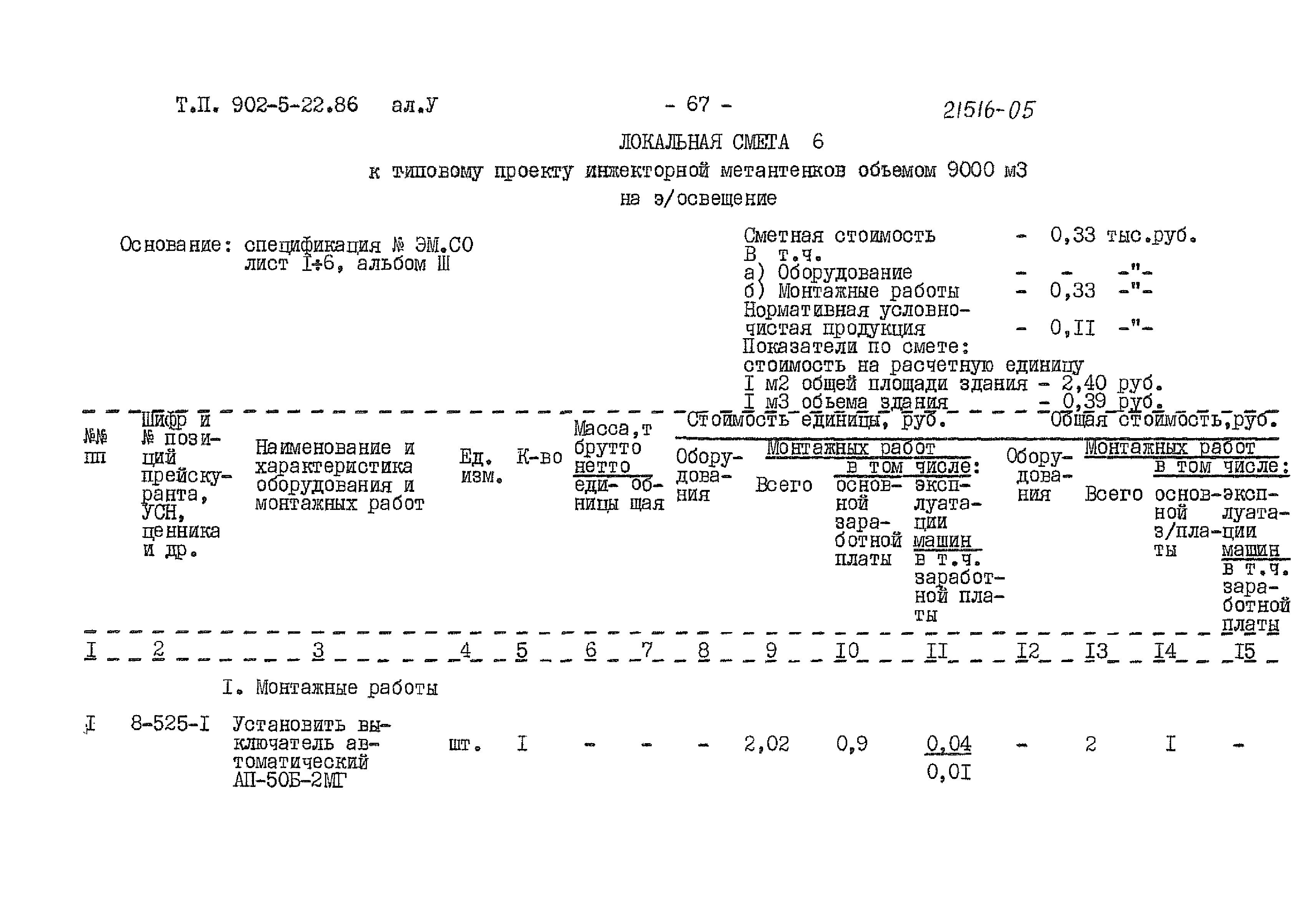Типовой проект 902-5-22.86