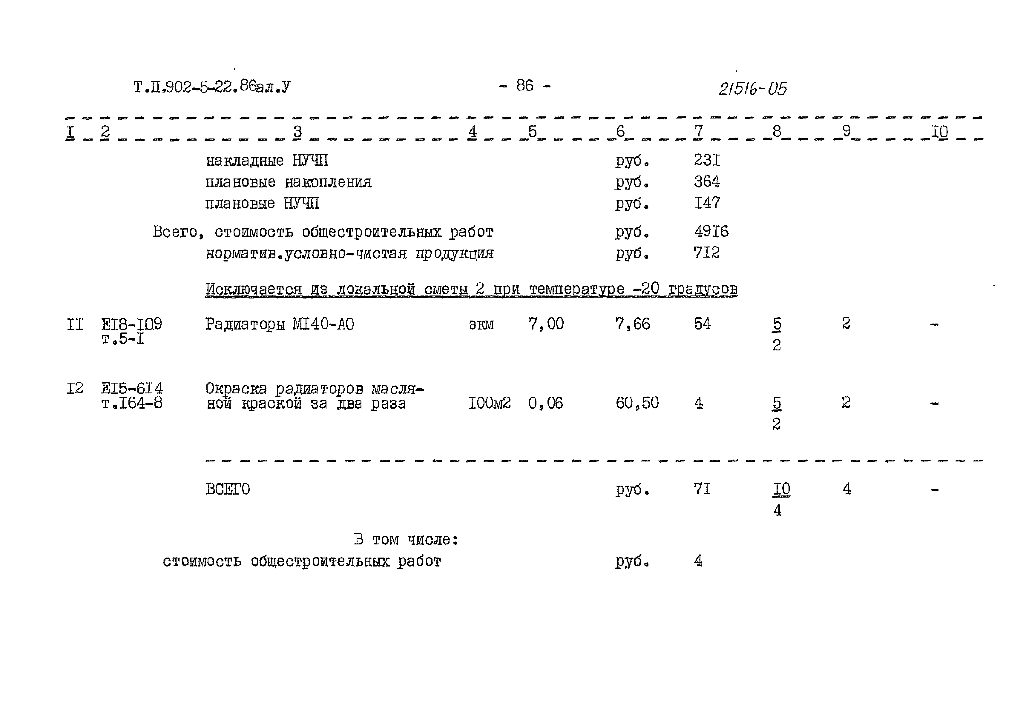 Типовой проект 902-5-22.86