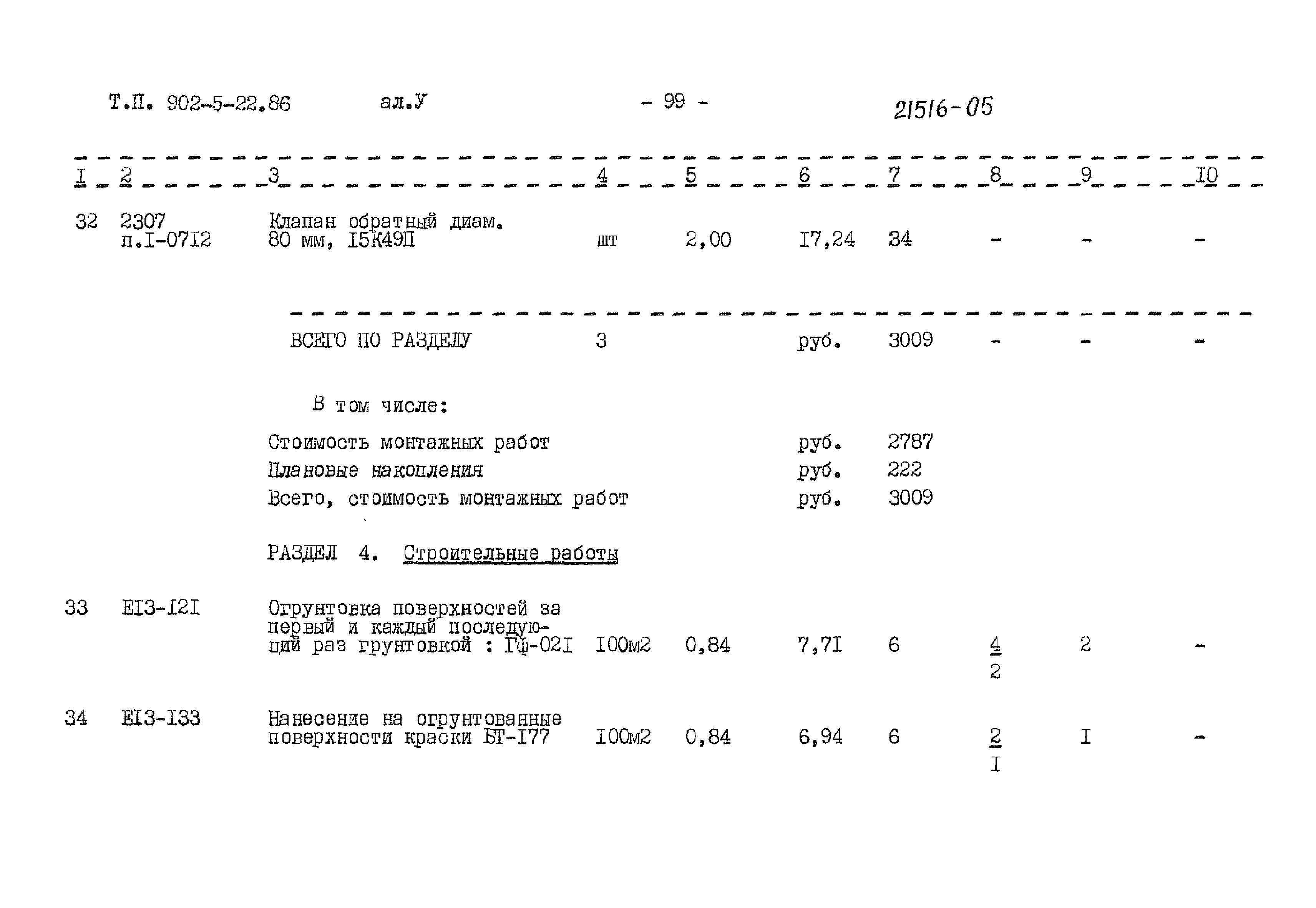Типовой проект 902-5-22.86