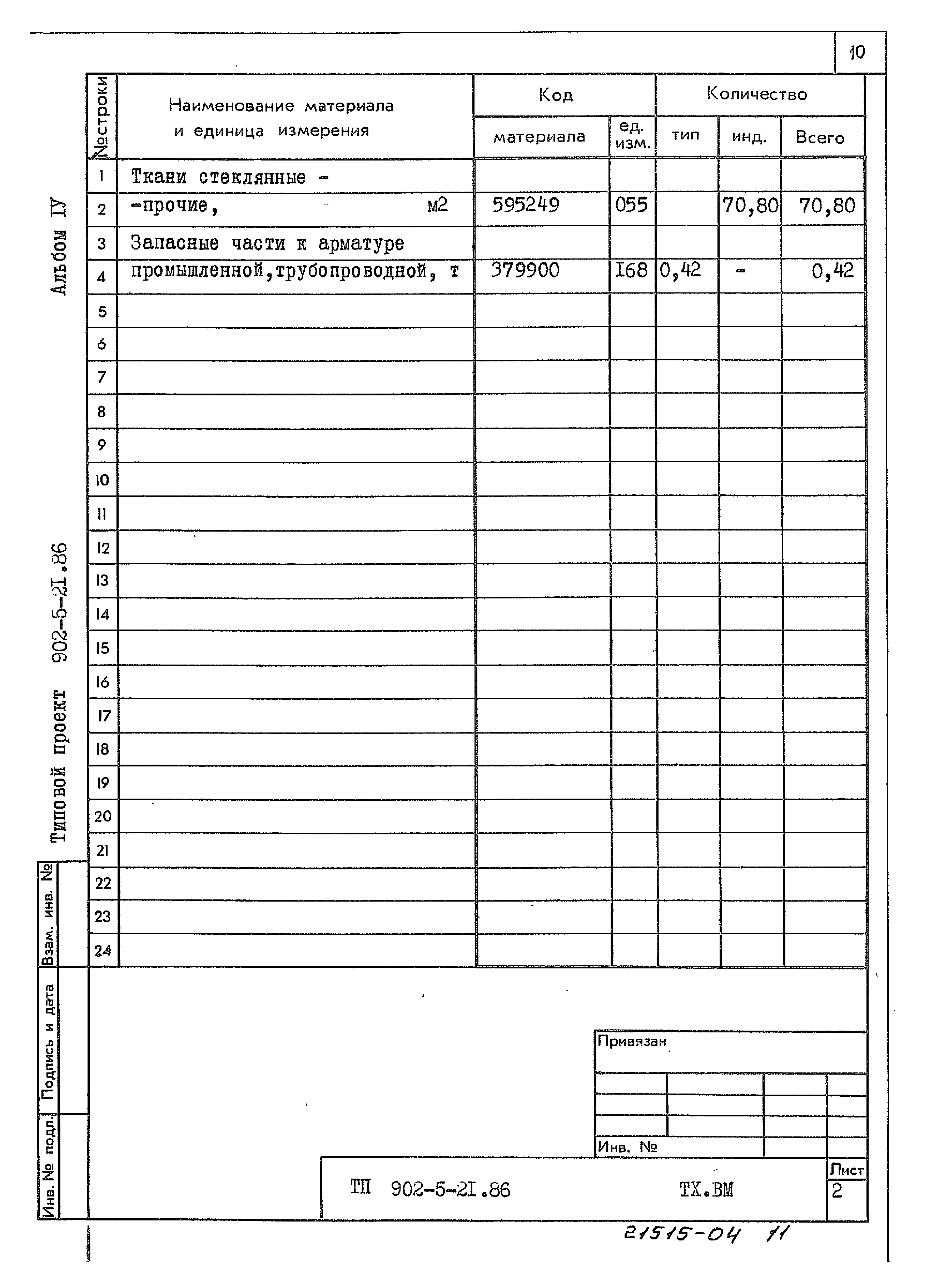Типовой проект 902-5-21.86