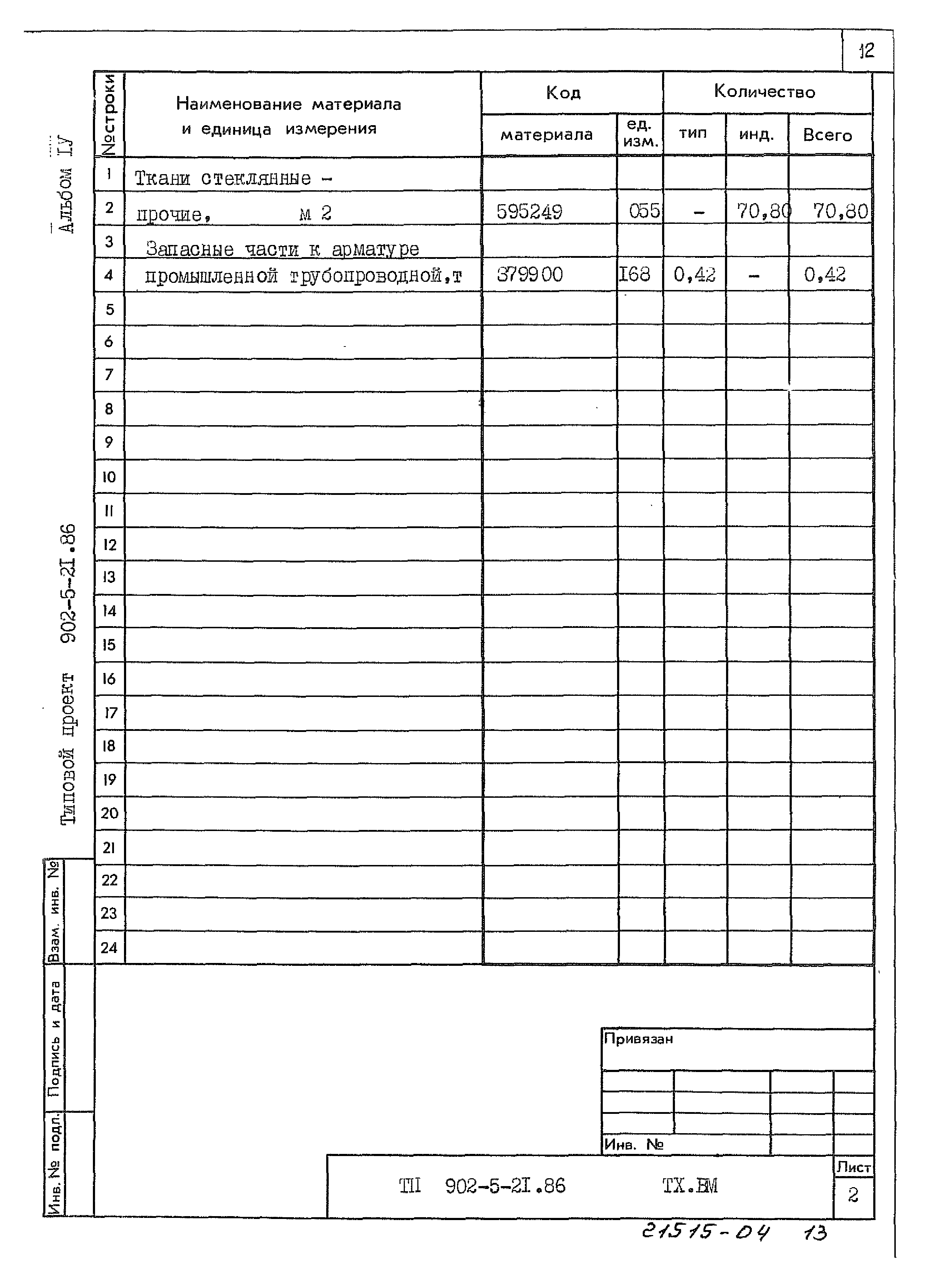 Типовой проект 902-5-21.86