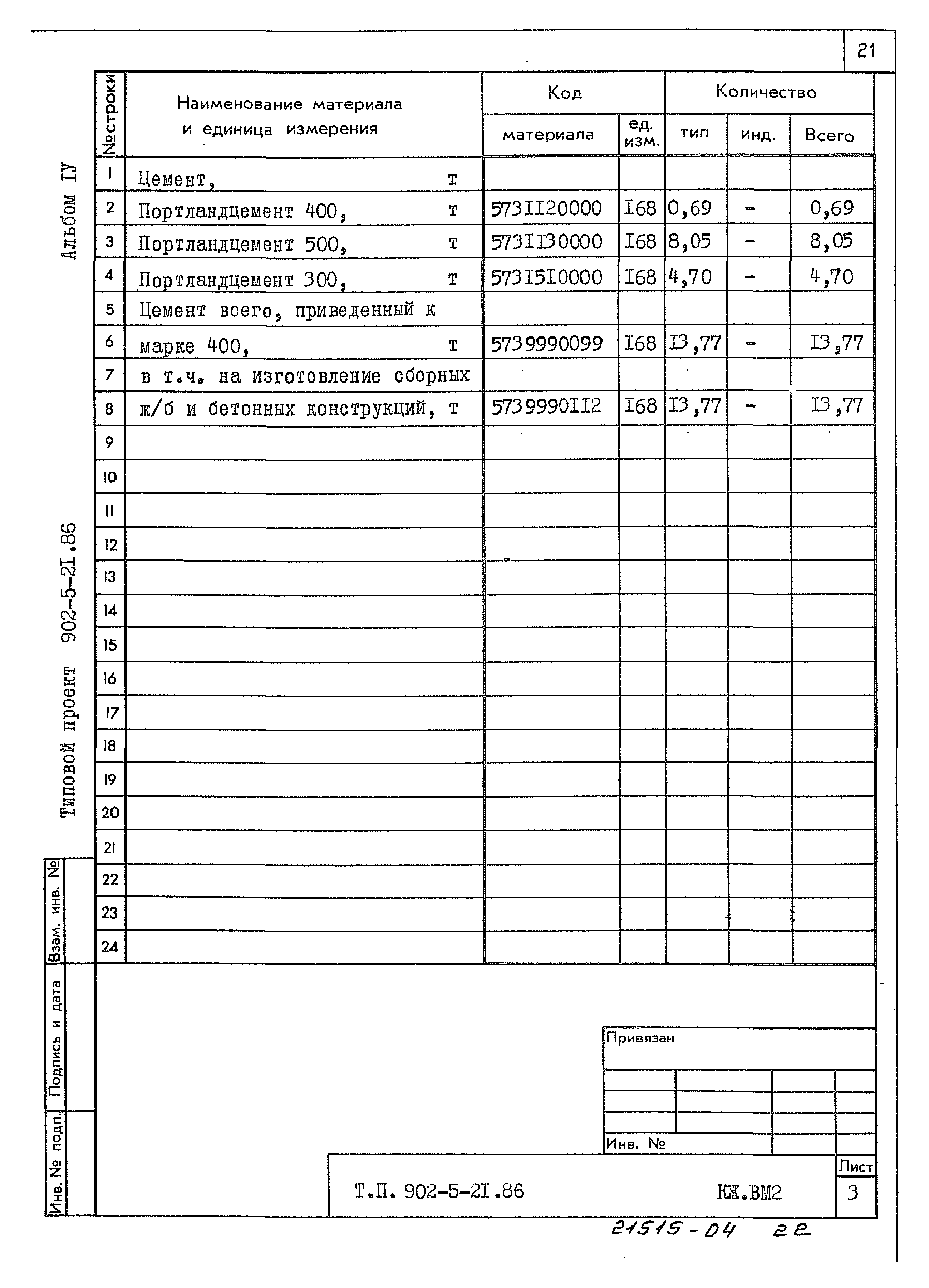 Типовой проект 902-5-21.86