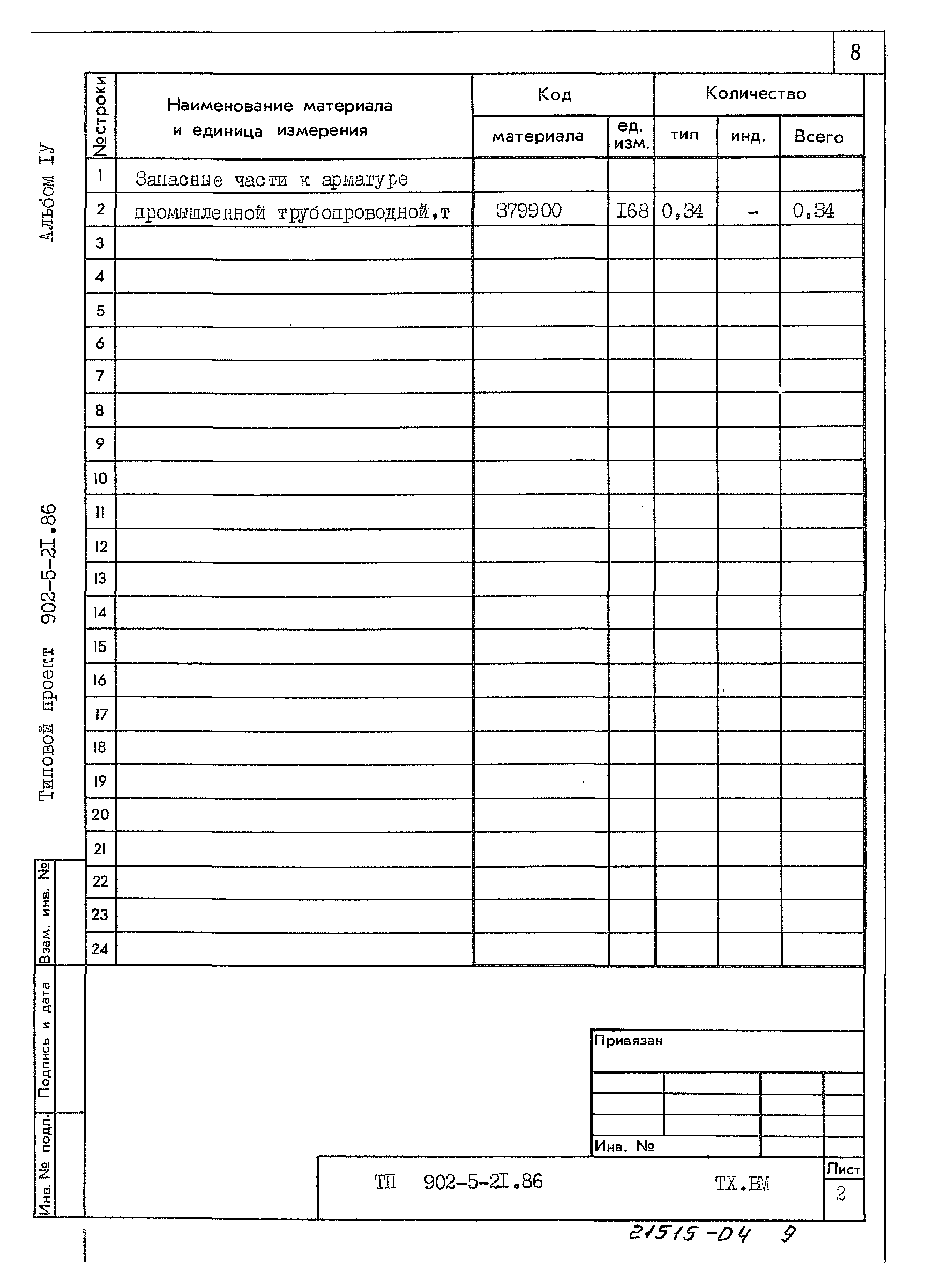 Типовой проект 902-5-21.86