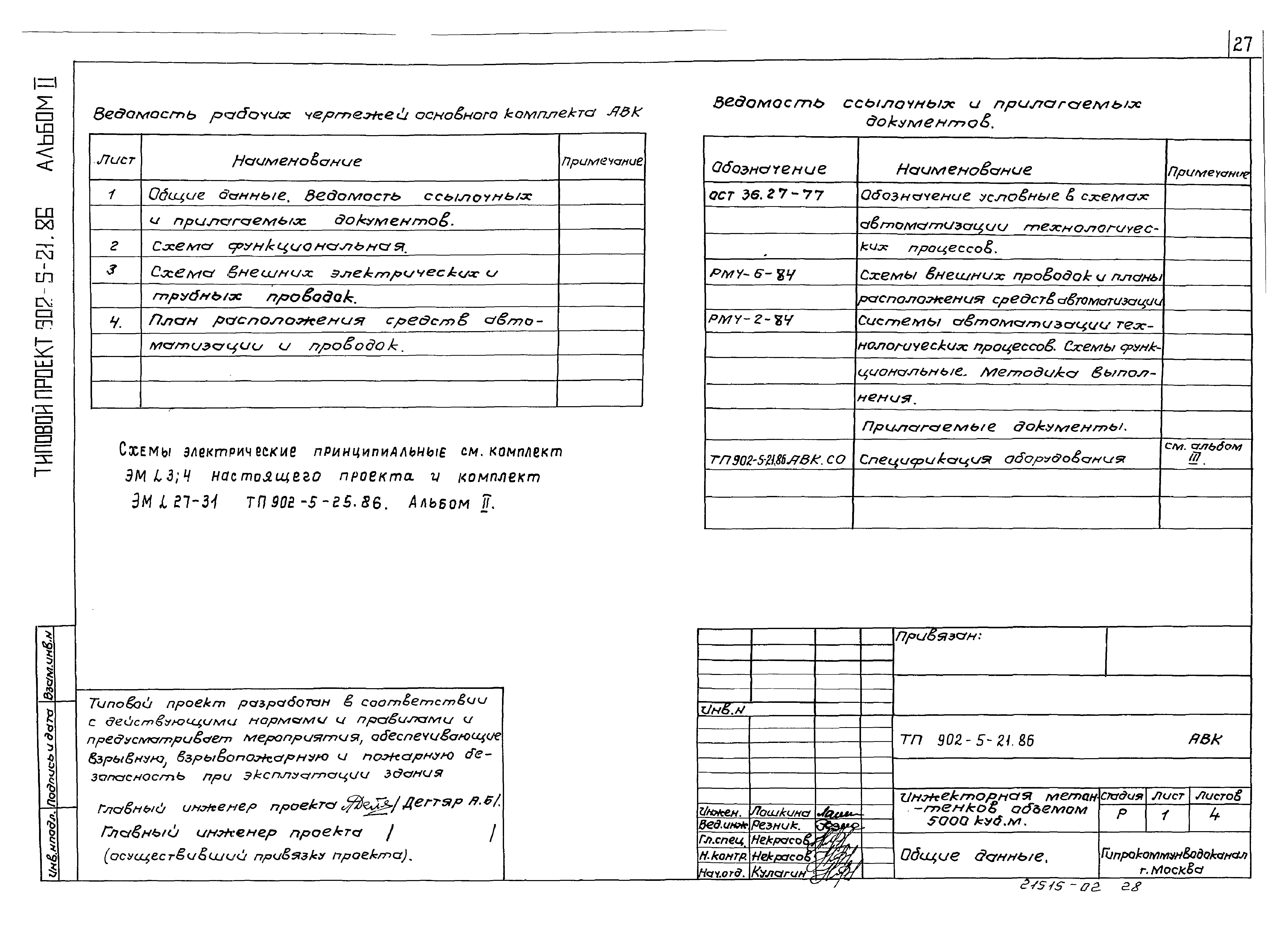 Типовой проект 902-5-21.86