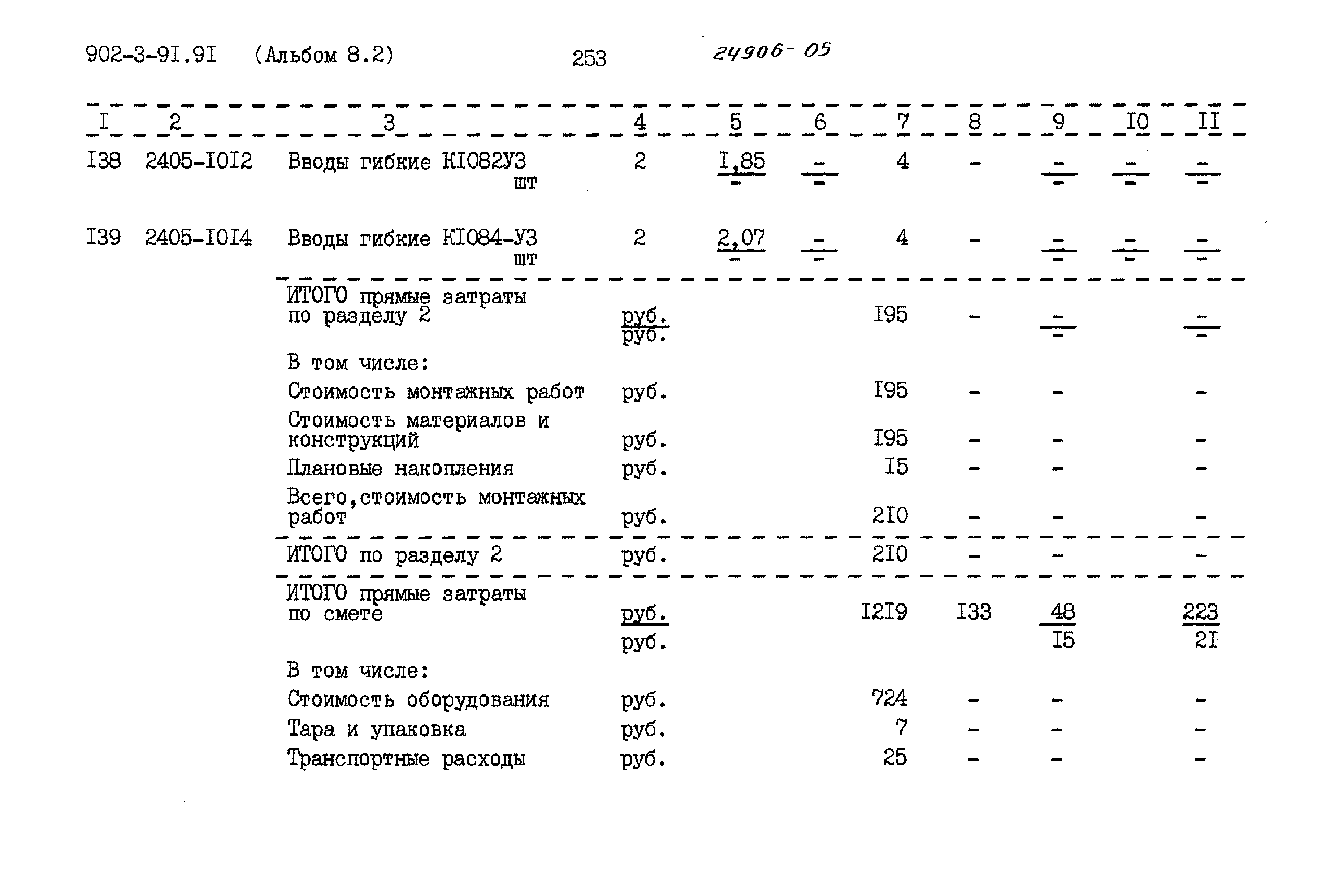 Типовой проект 902-3-91.91