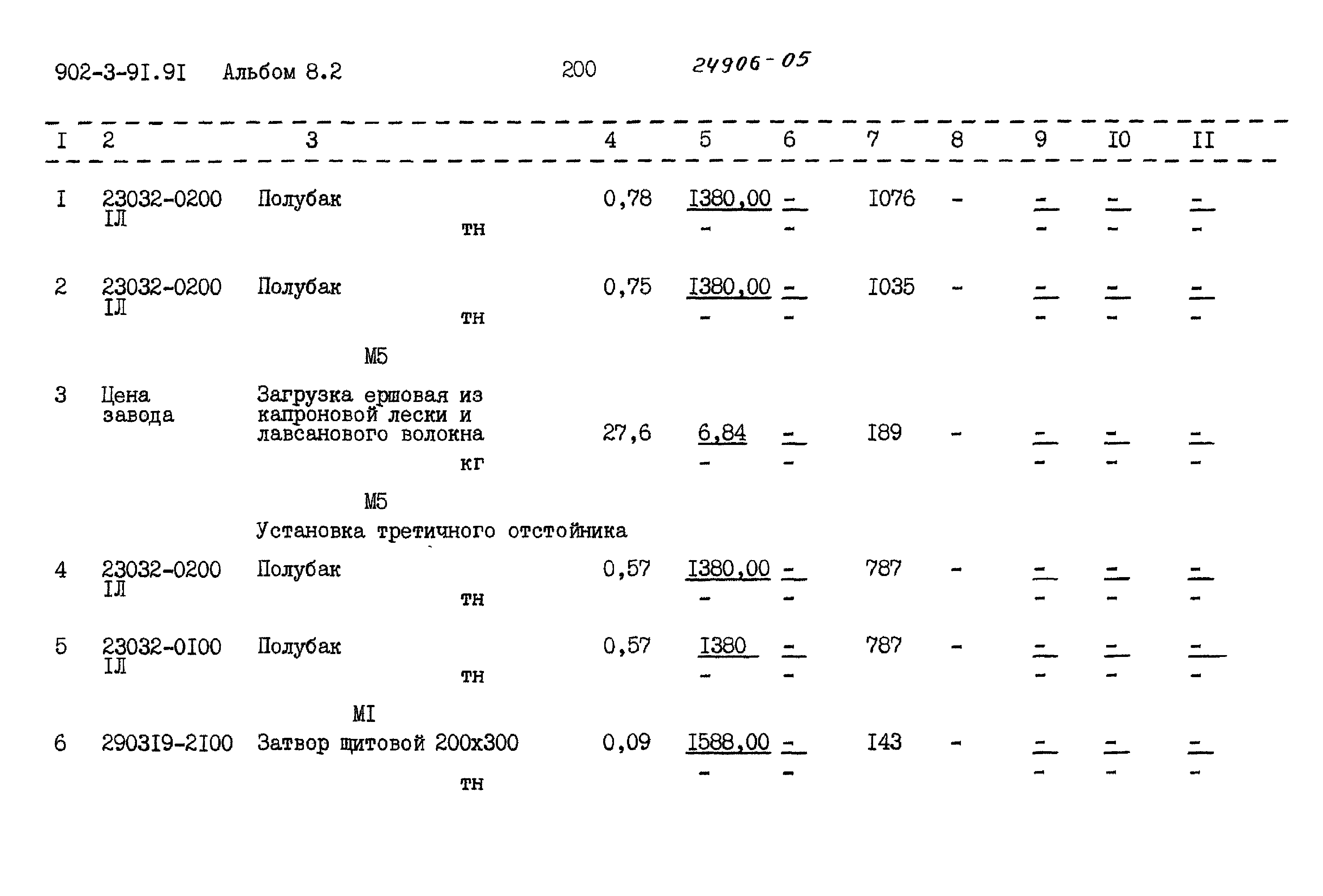 Типовой проект 902-3-91.91