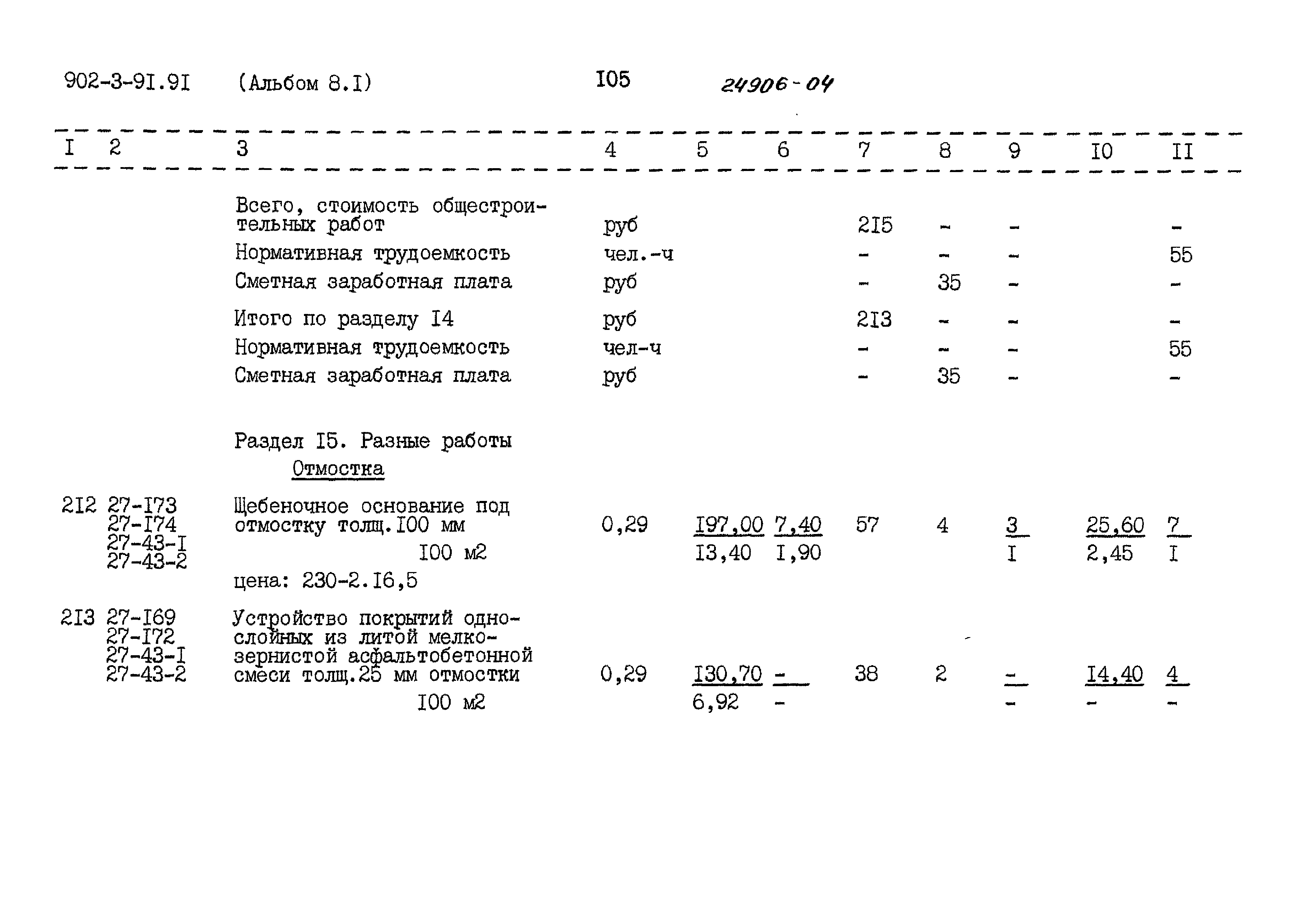 Типовой проект 902-3-91.91