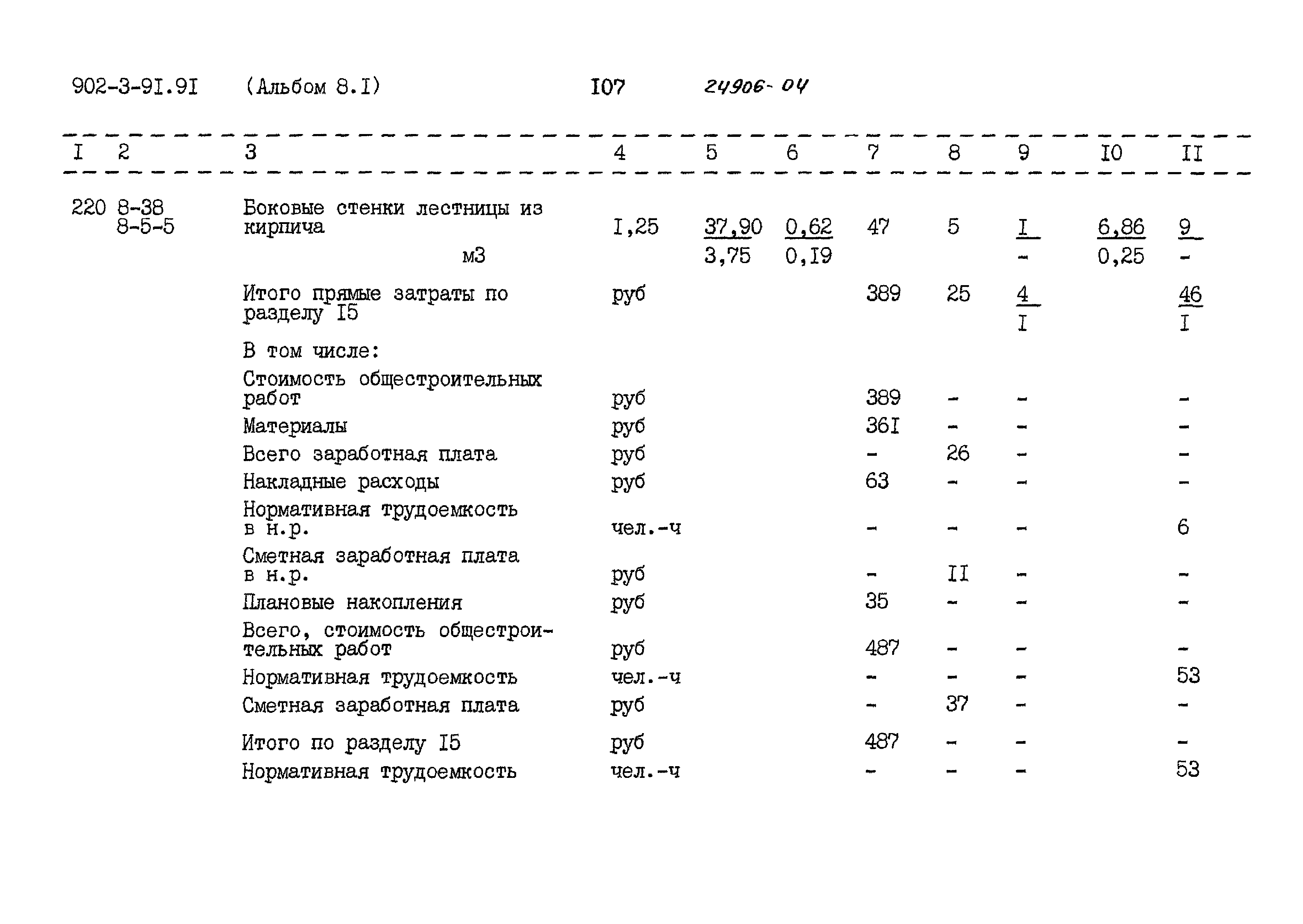Типовой проект 902-3-91.91