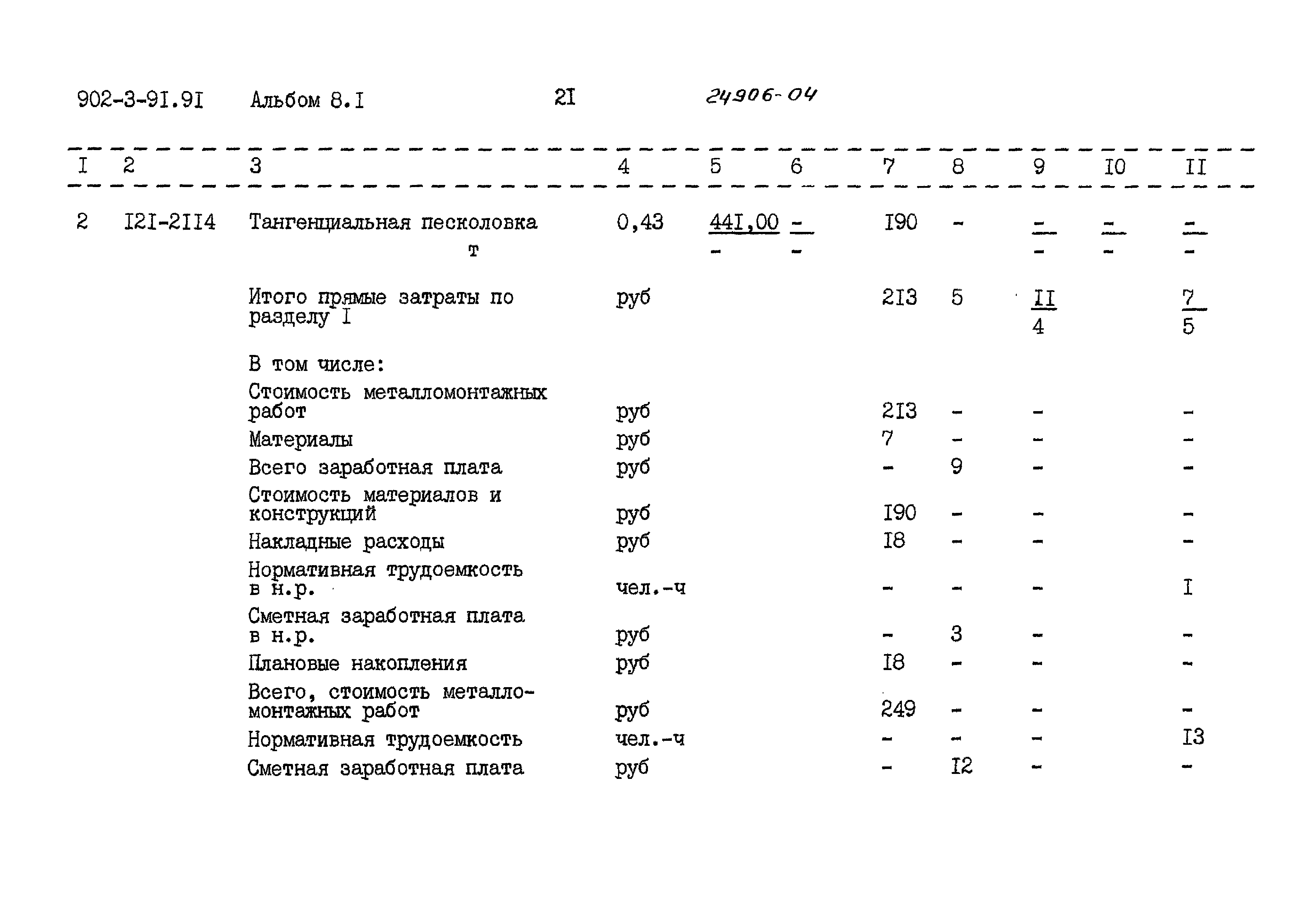 Типовой проект 902-3-91.91