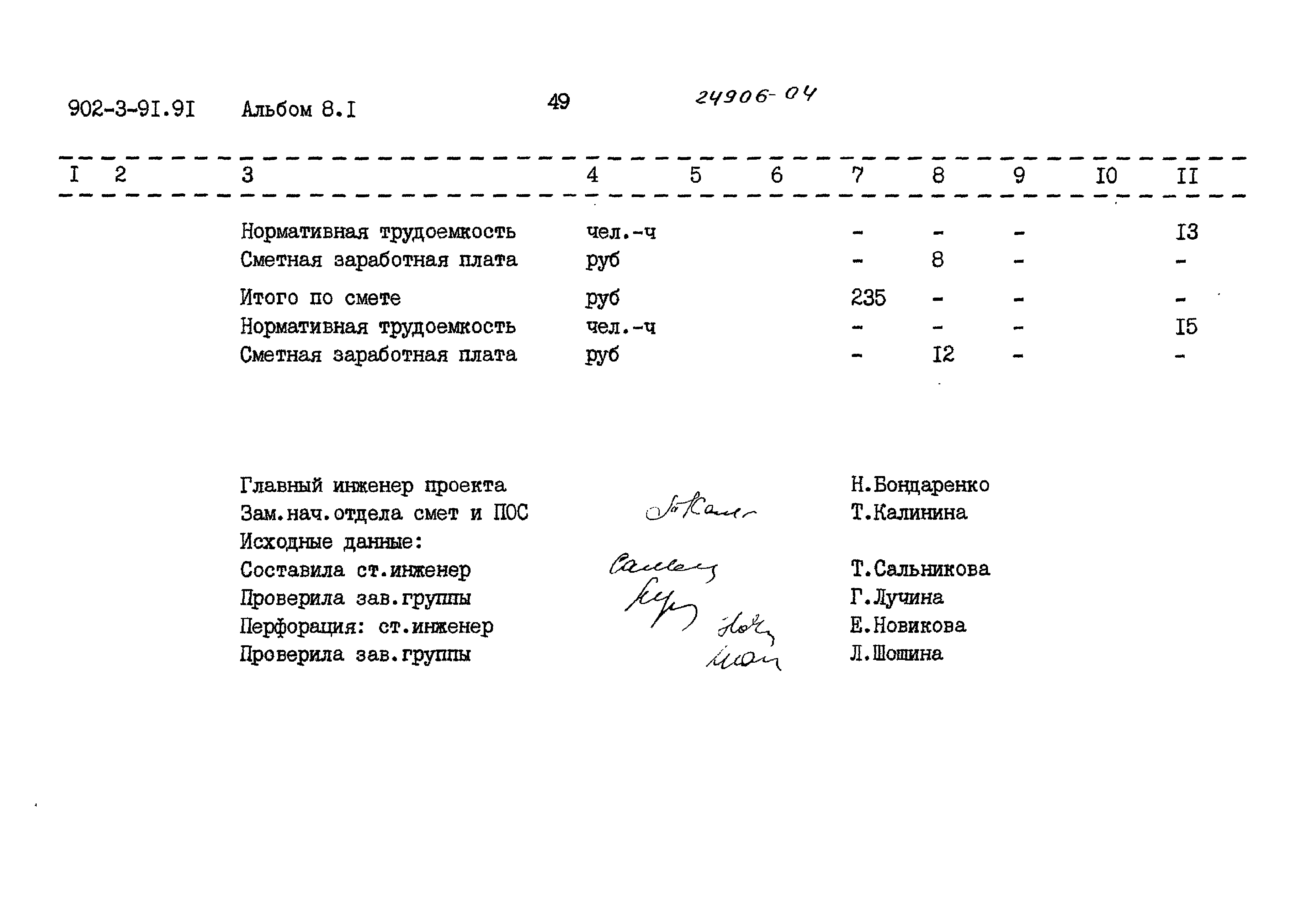 Типовой проект 902-3-91.91