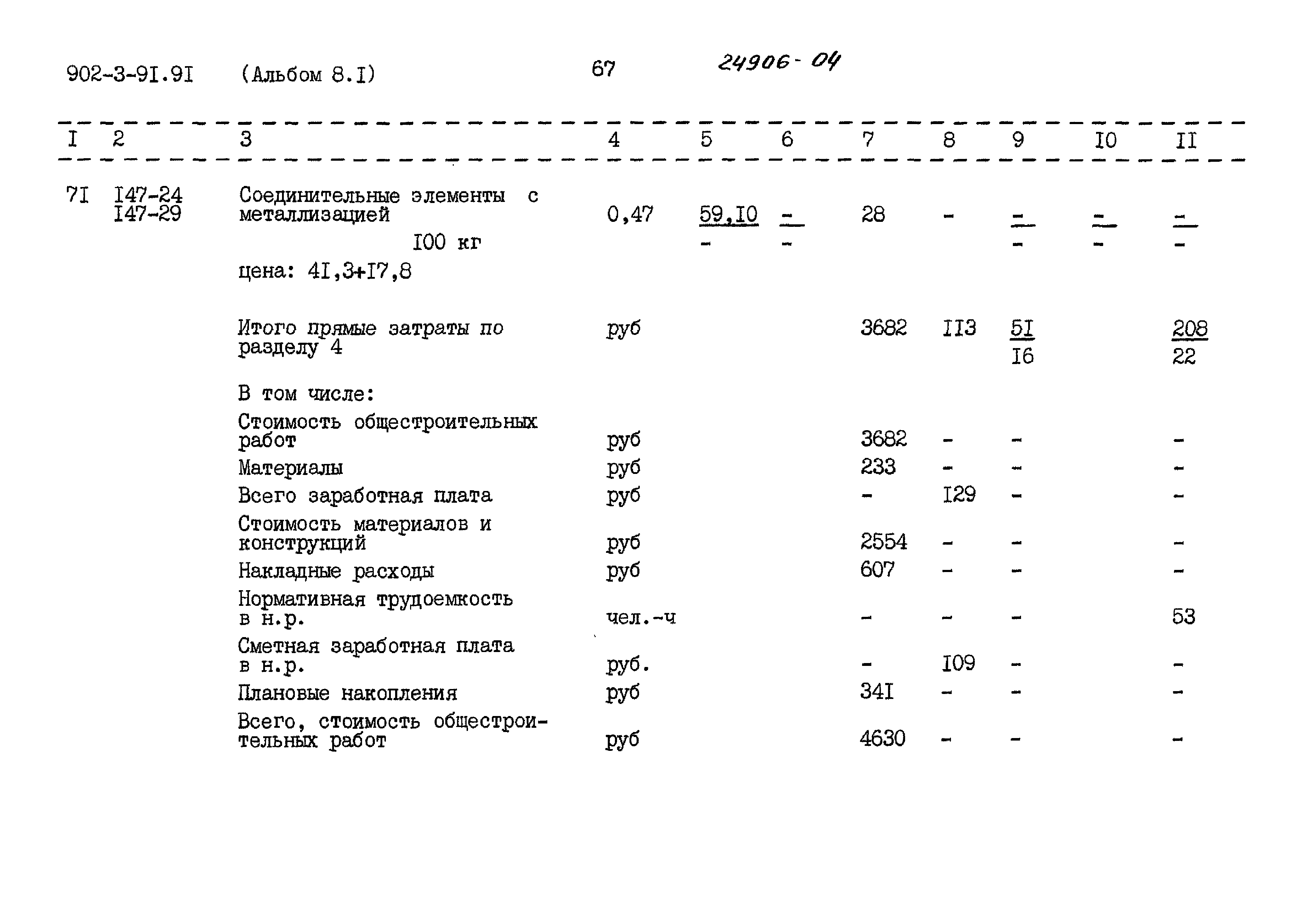 Типовой проект 902-3-91.91