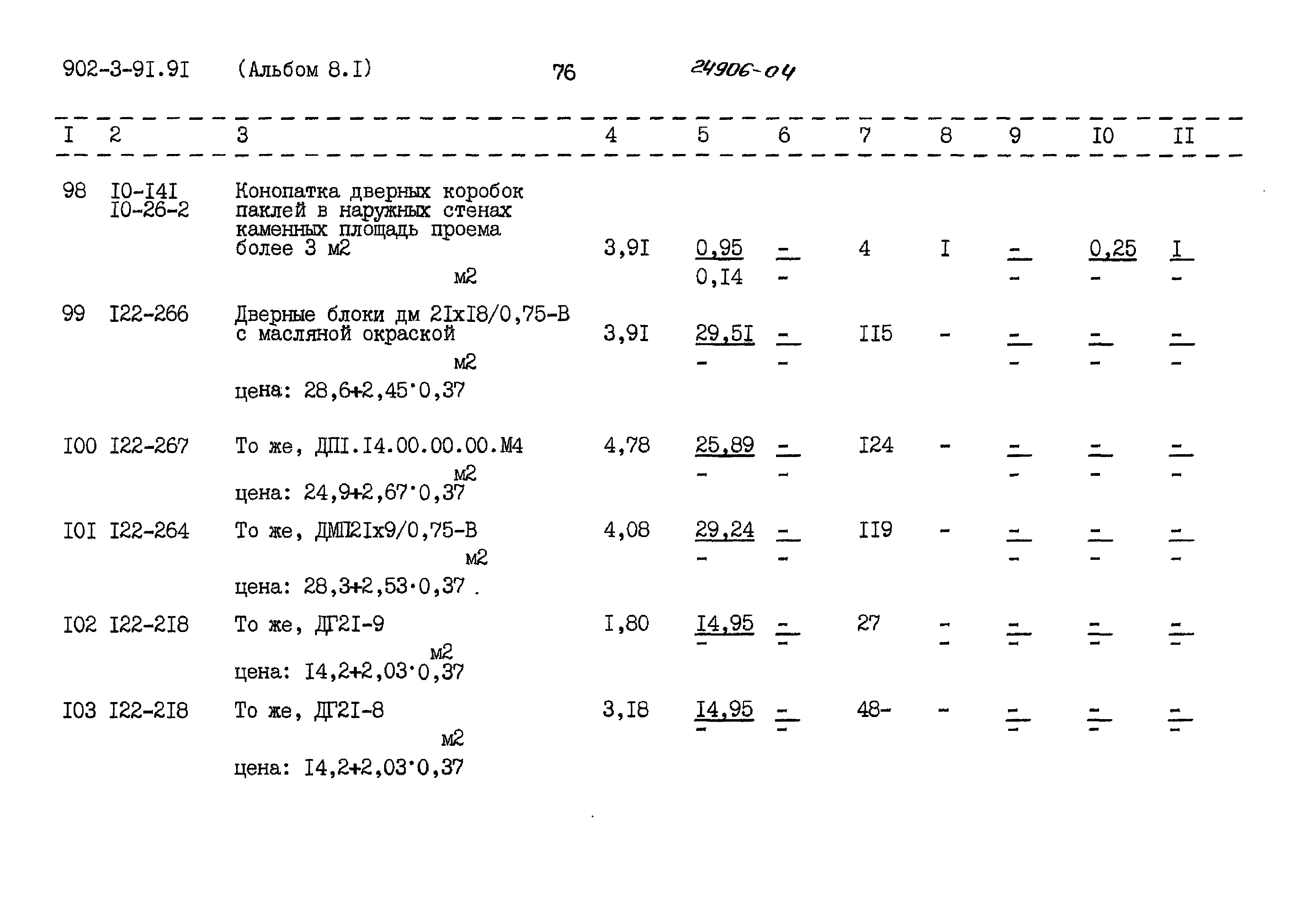 Типовой проект 902-3-91.91