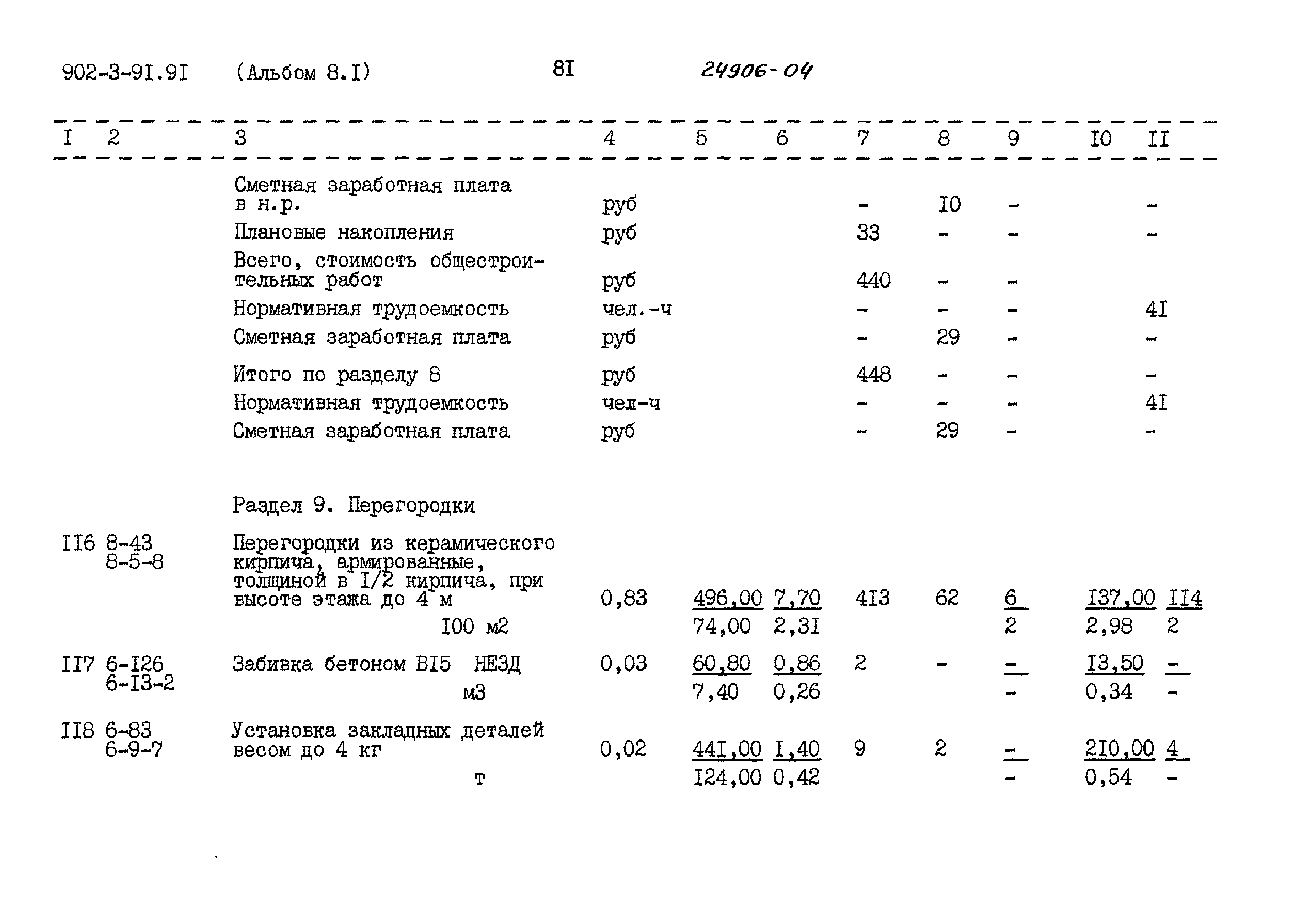 Типовой проект 902-3-91.91