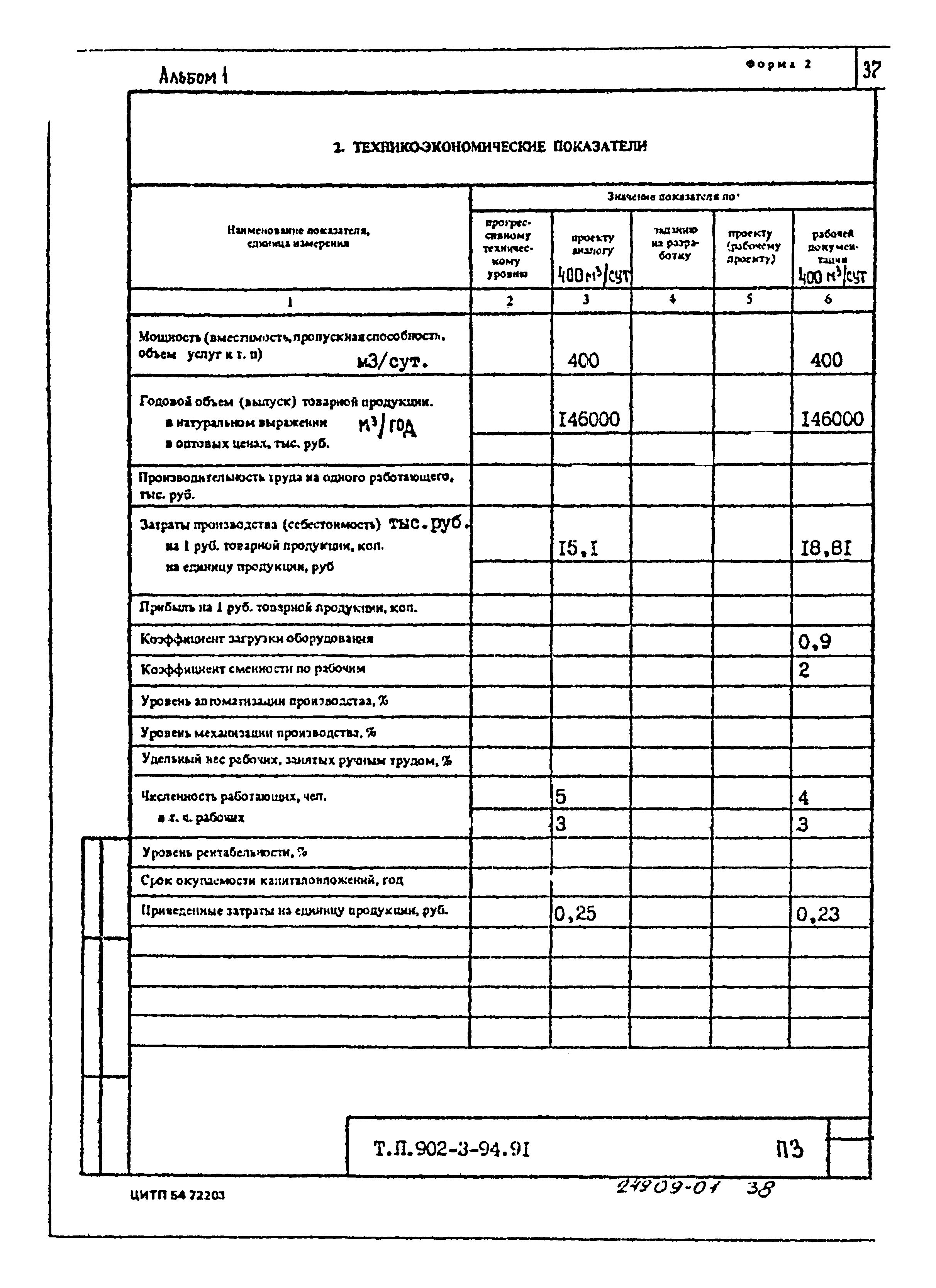 Типовой проект 902-3-92.91
