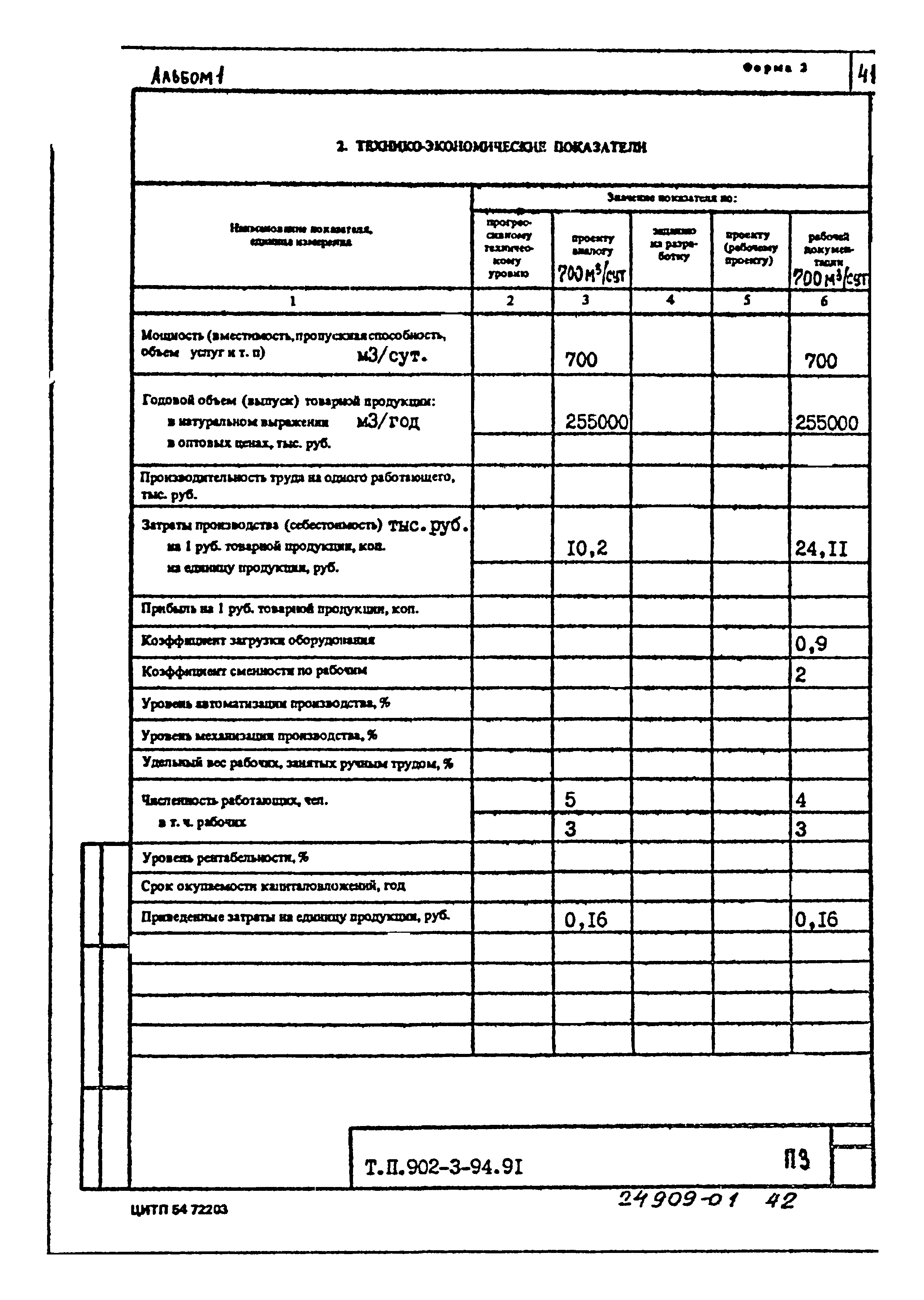 Типовой проект 902-3-92.91