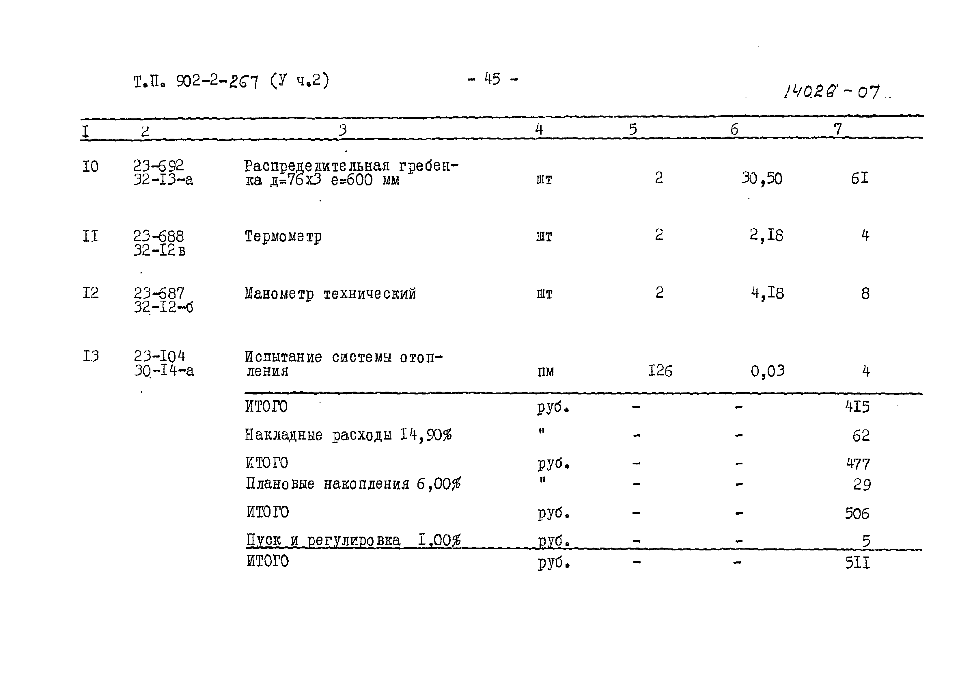 Типовой проект 902-2-266