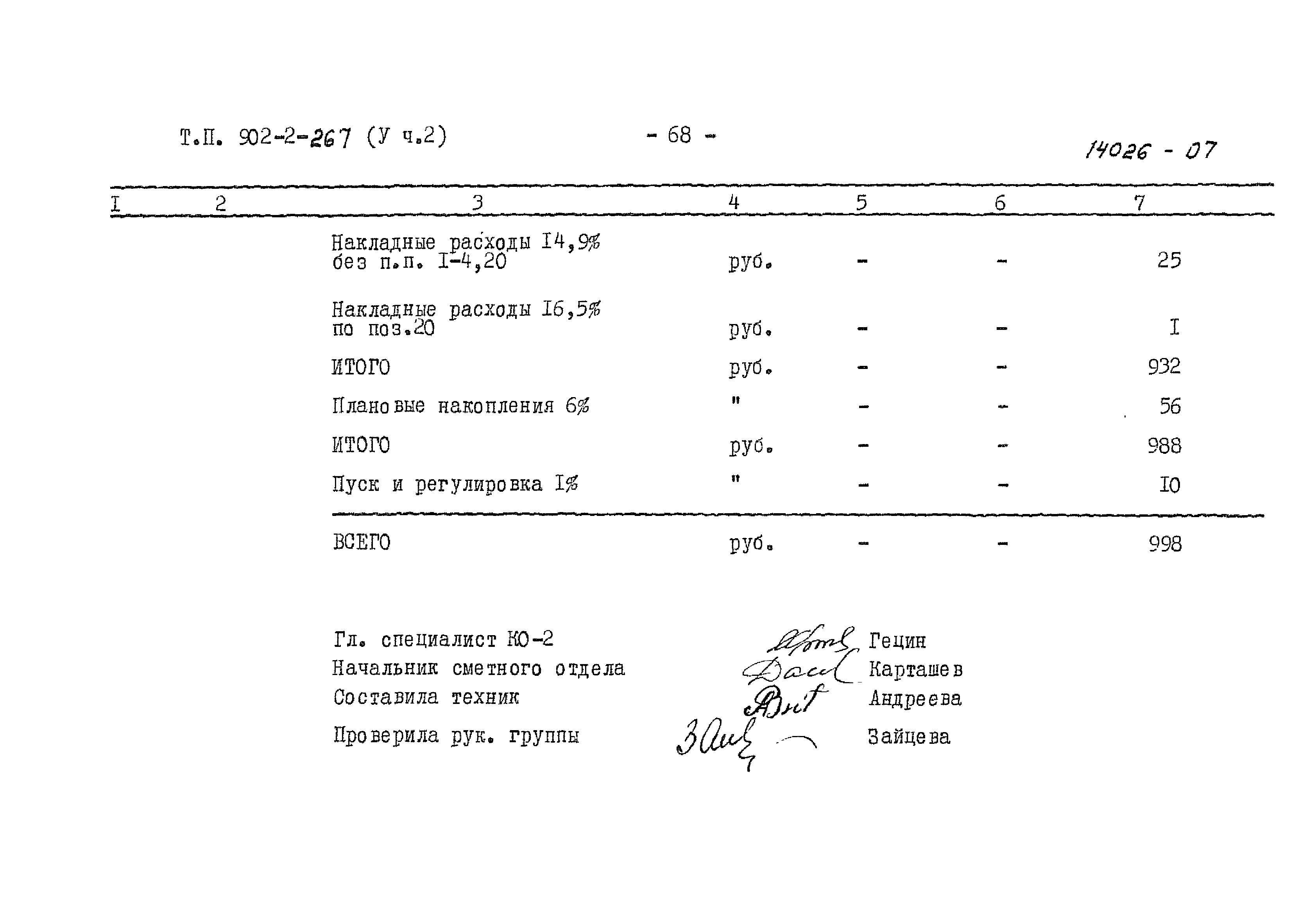 Типовой проект 902-2-266