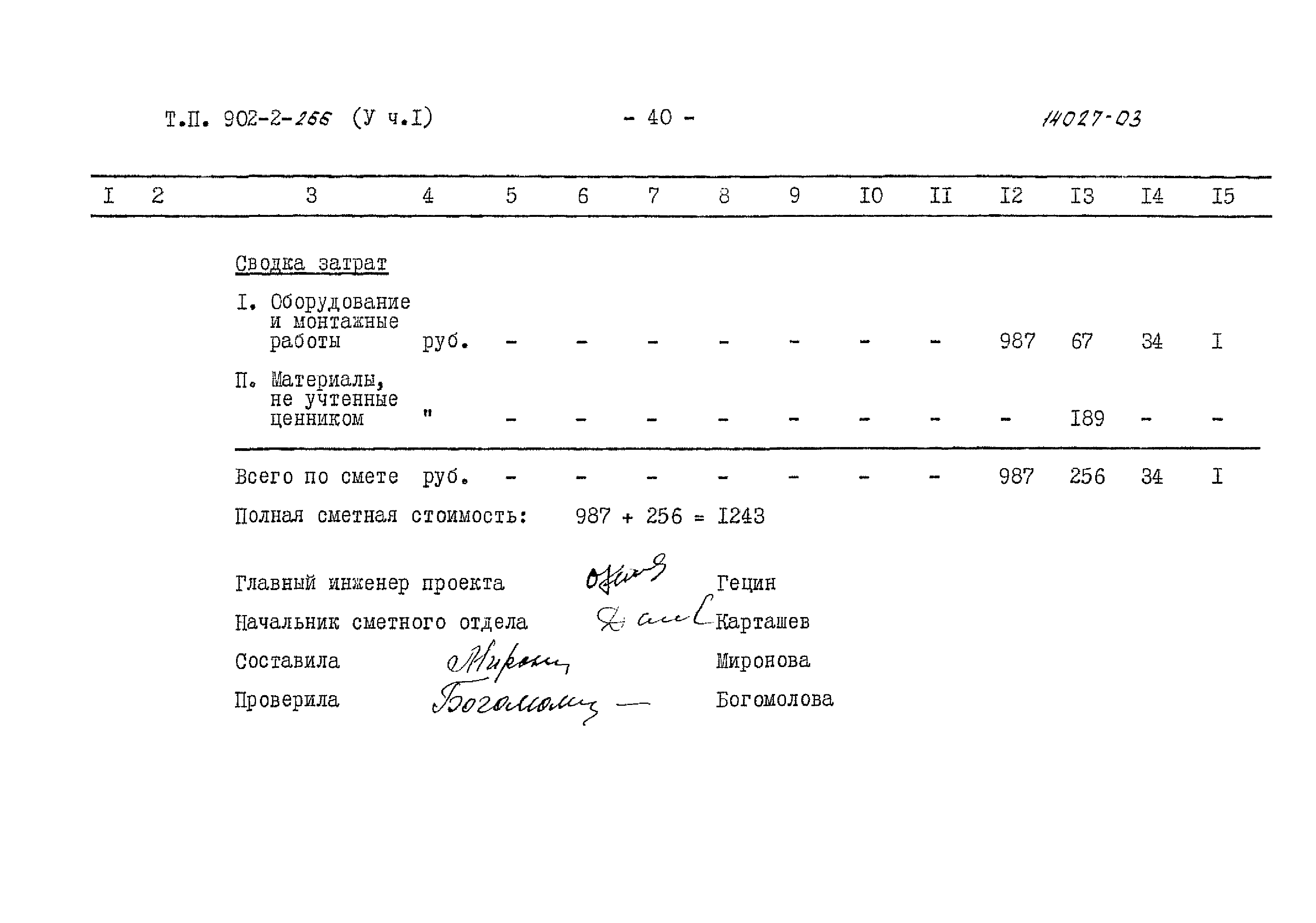Типовой проект 902-2-266