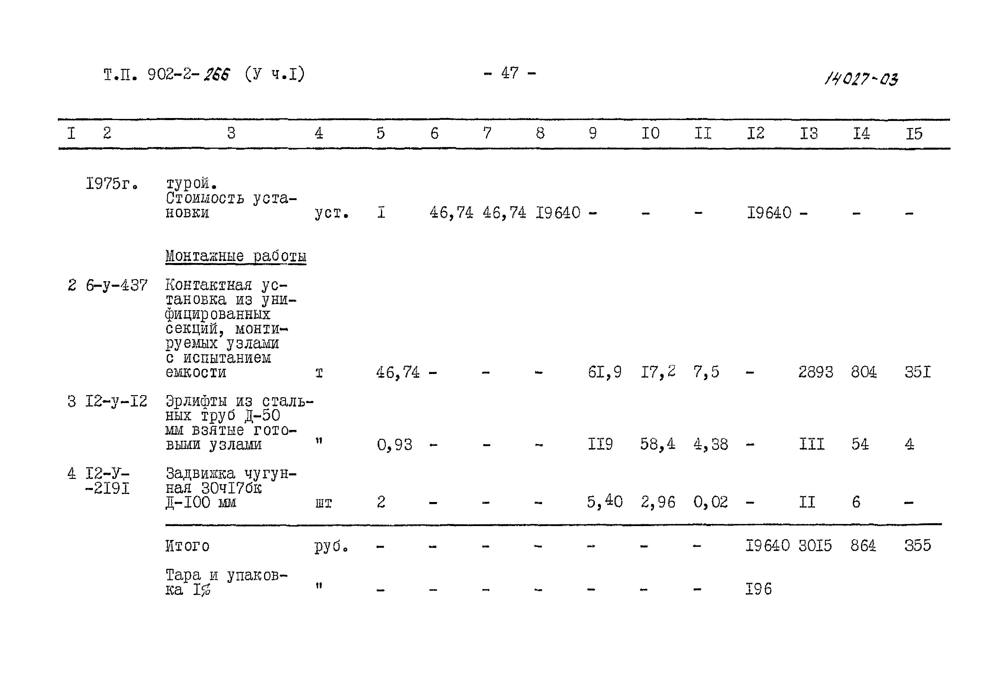 Типовой проект 902-2-266