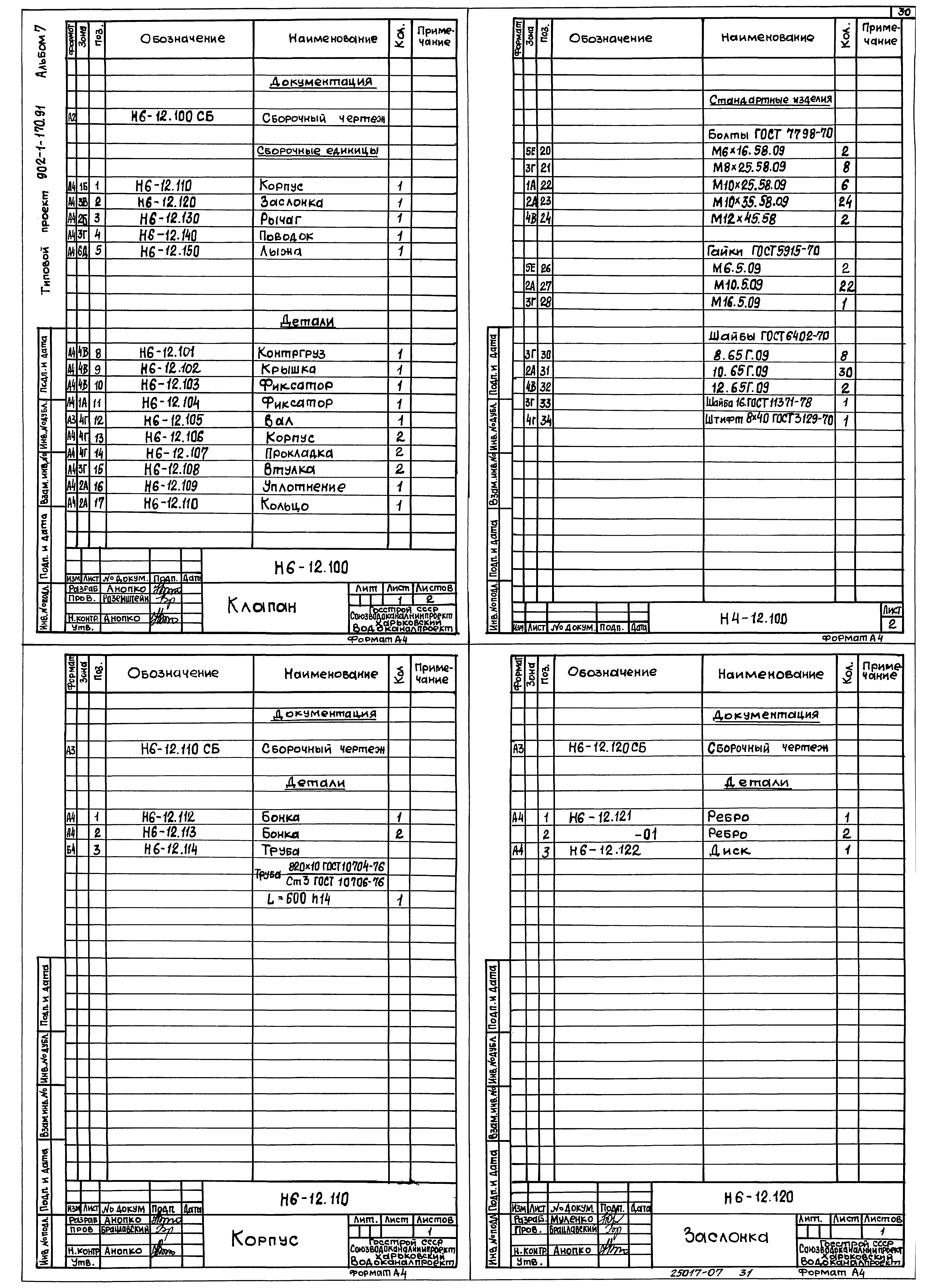 Типовой проект 902-1-171.91