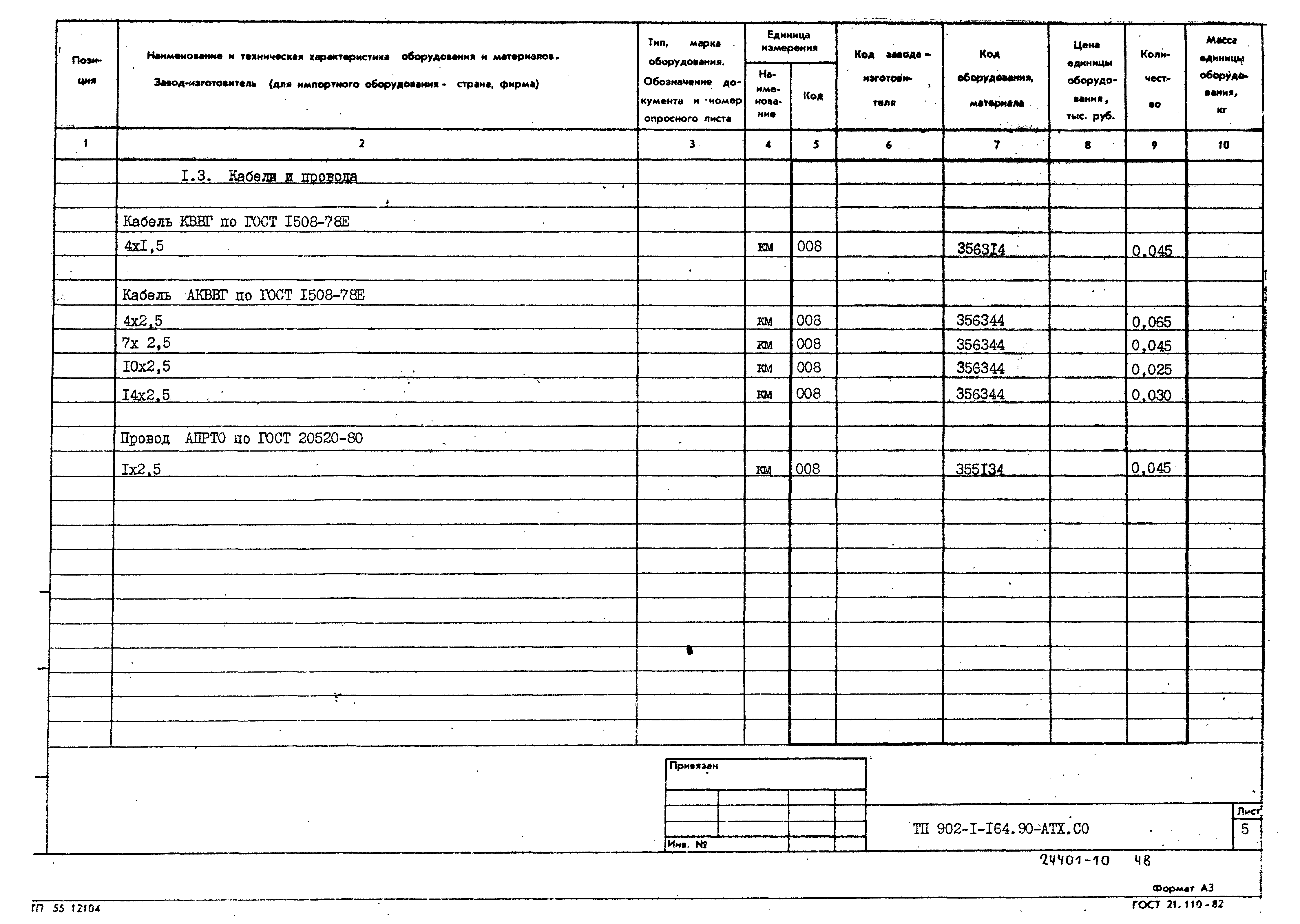 Типовой проект 902-1-166.1.90
