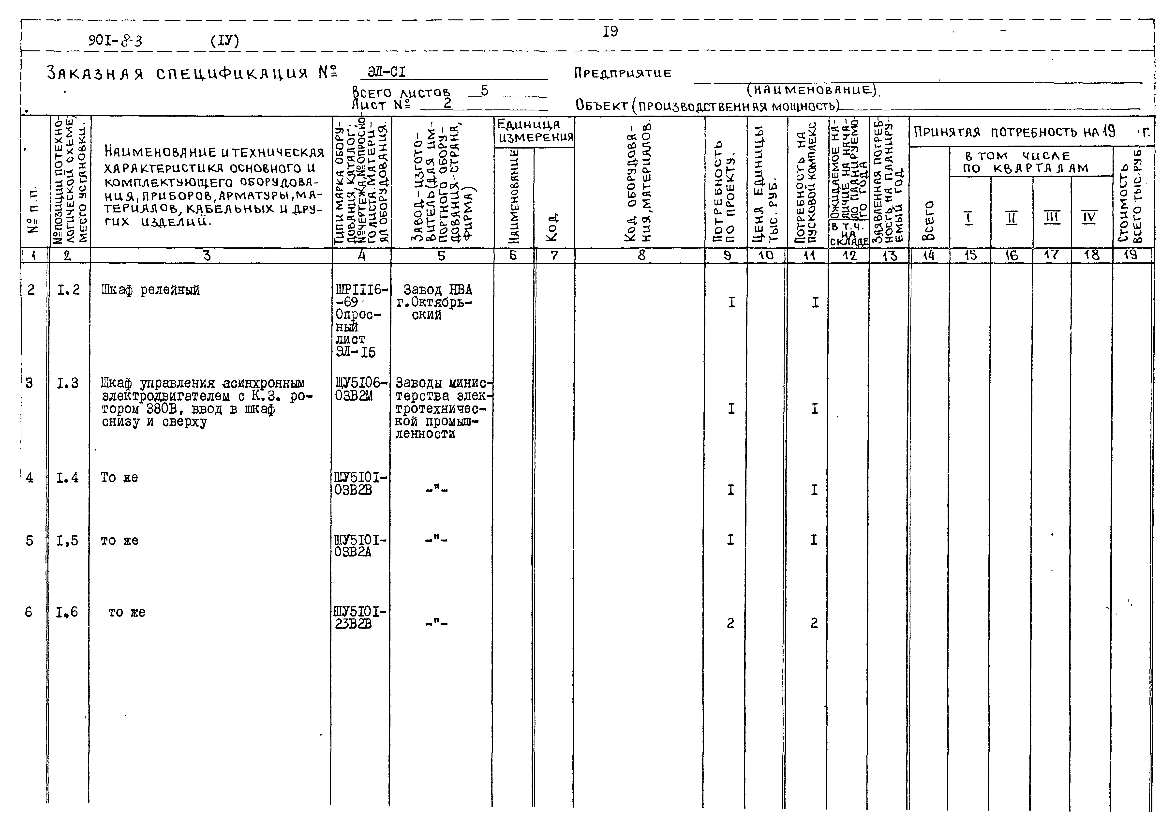 Типовой проект 901-8-3