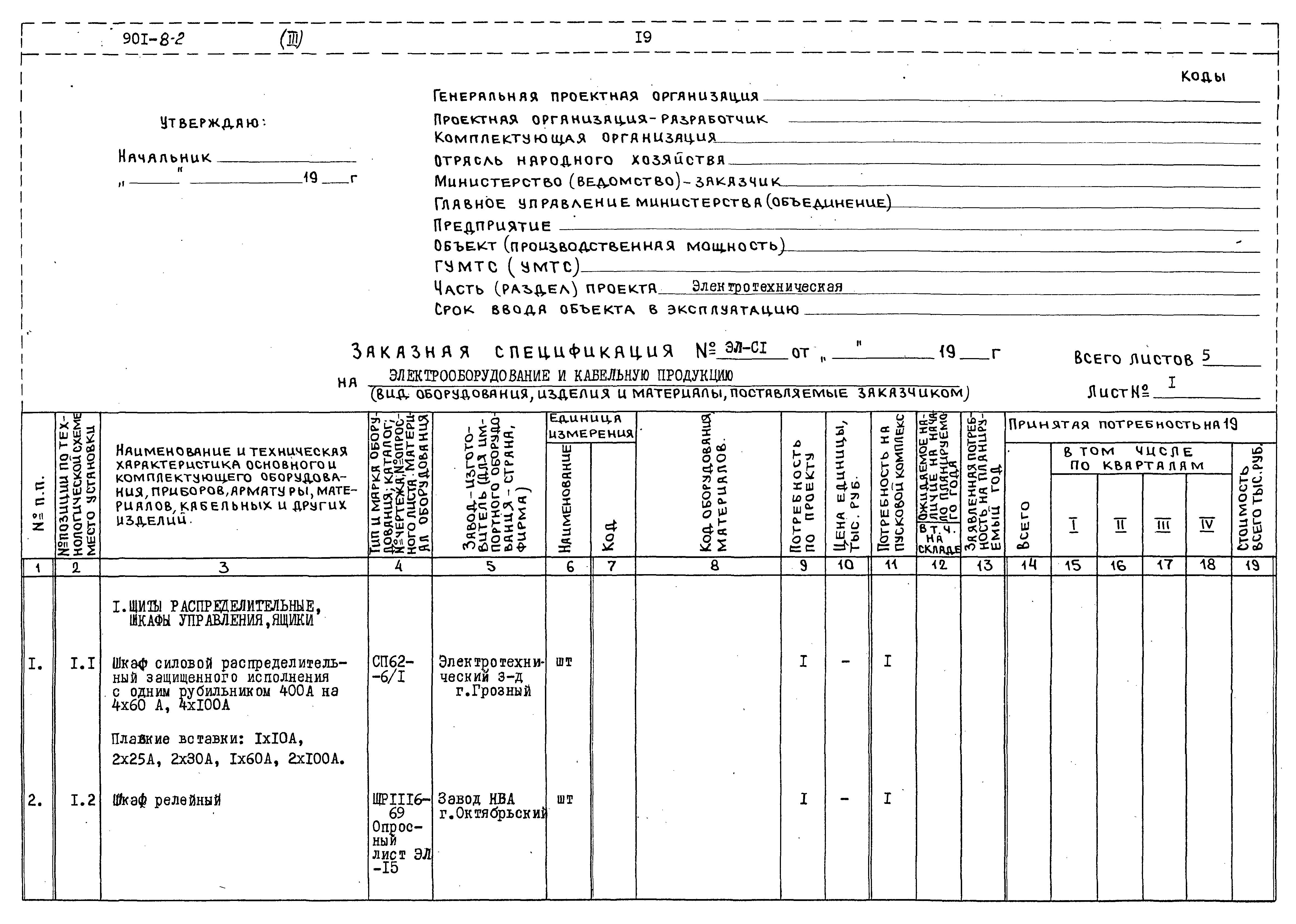 Типовой проект 901-8-2