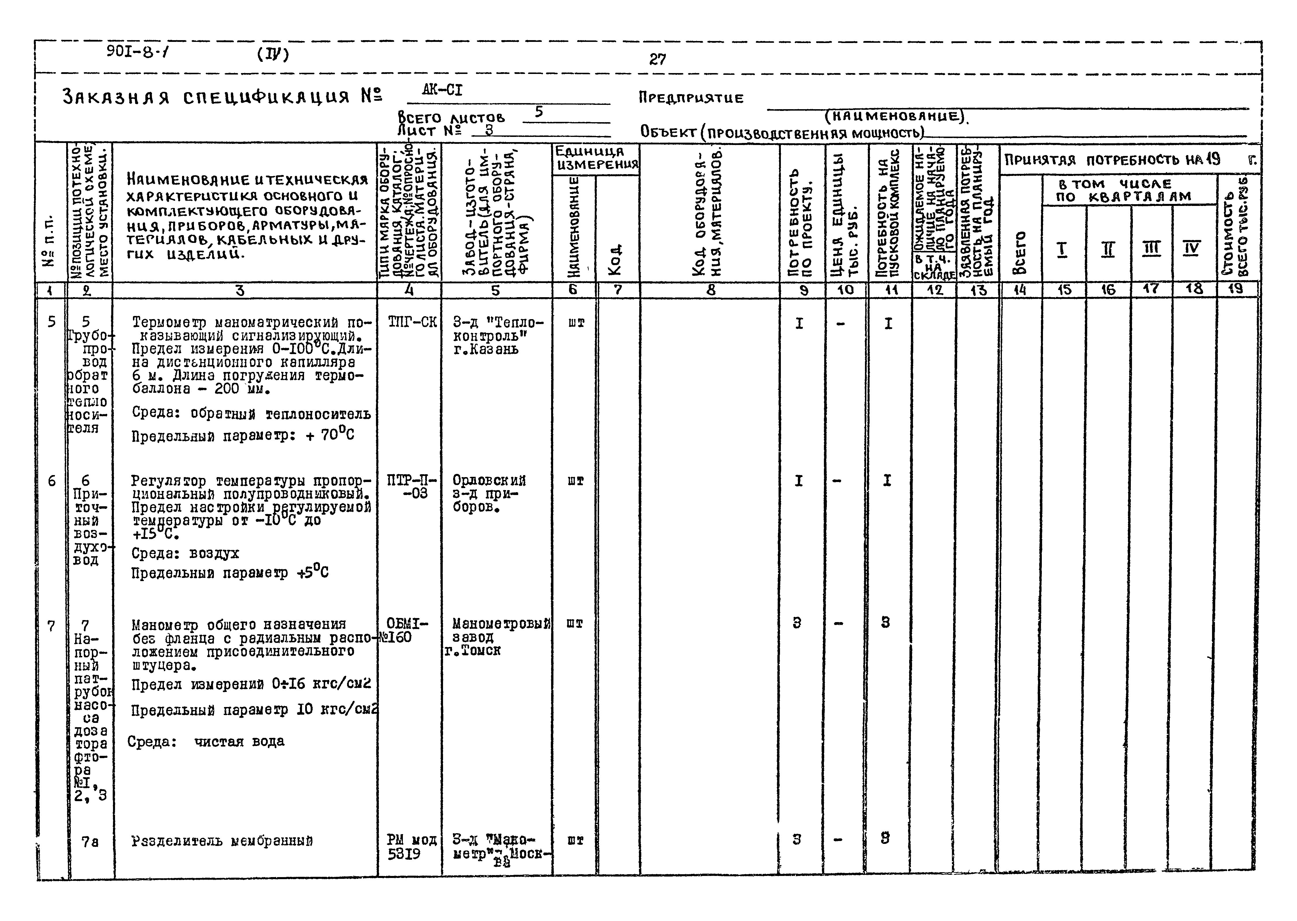 Типовой проект 901-8-1