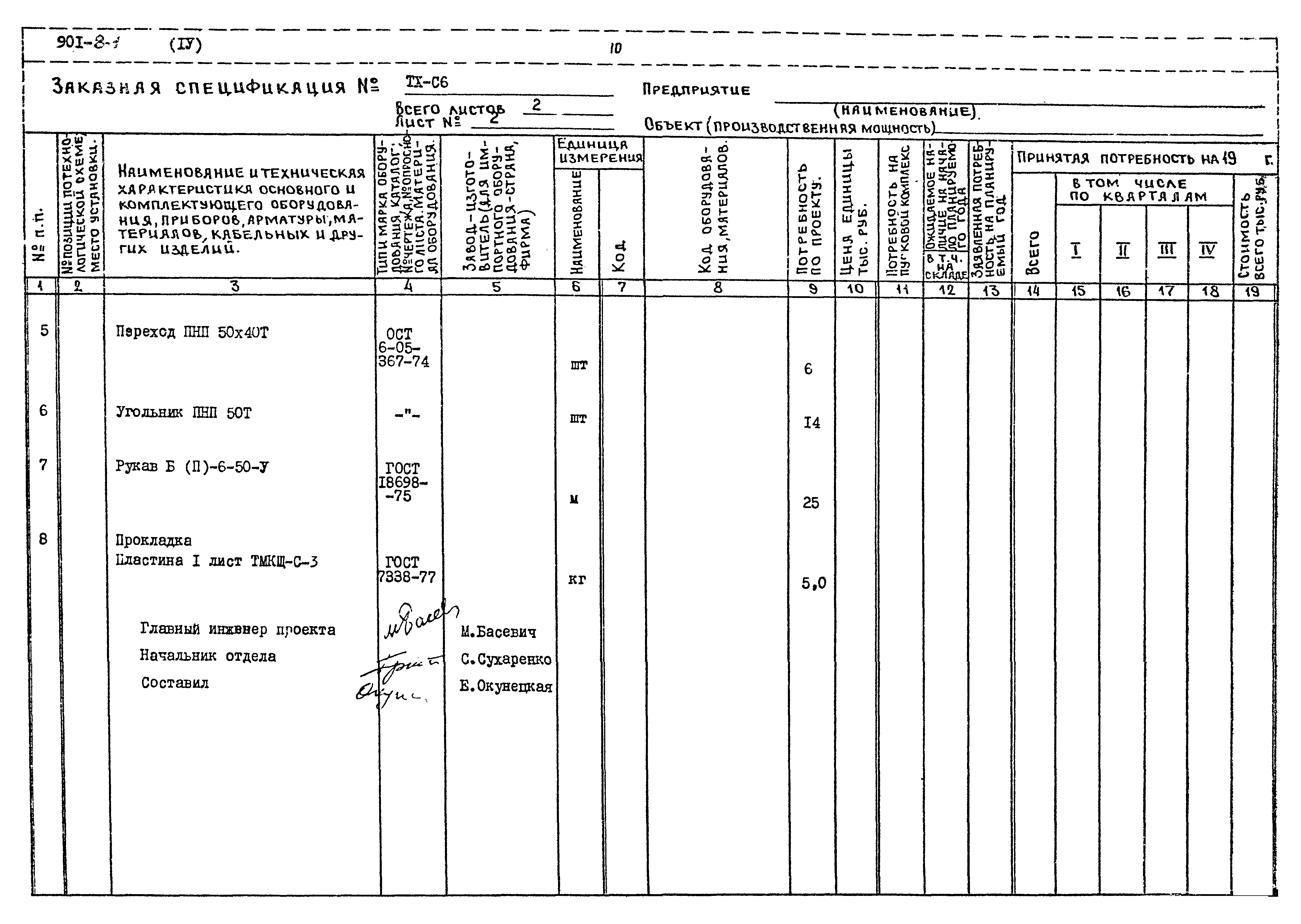 Типовой проект 901-8-1
