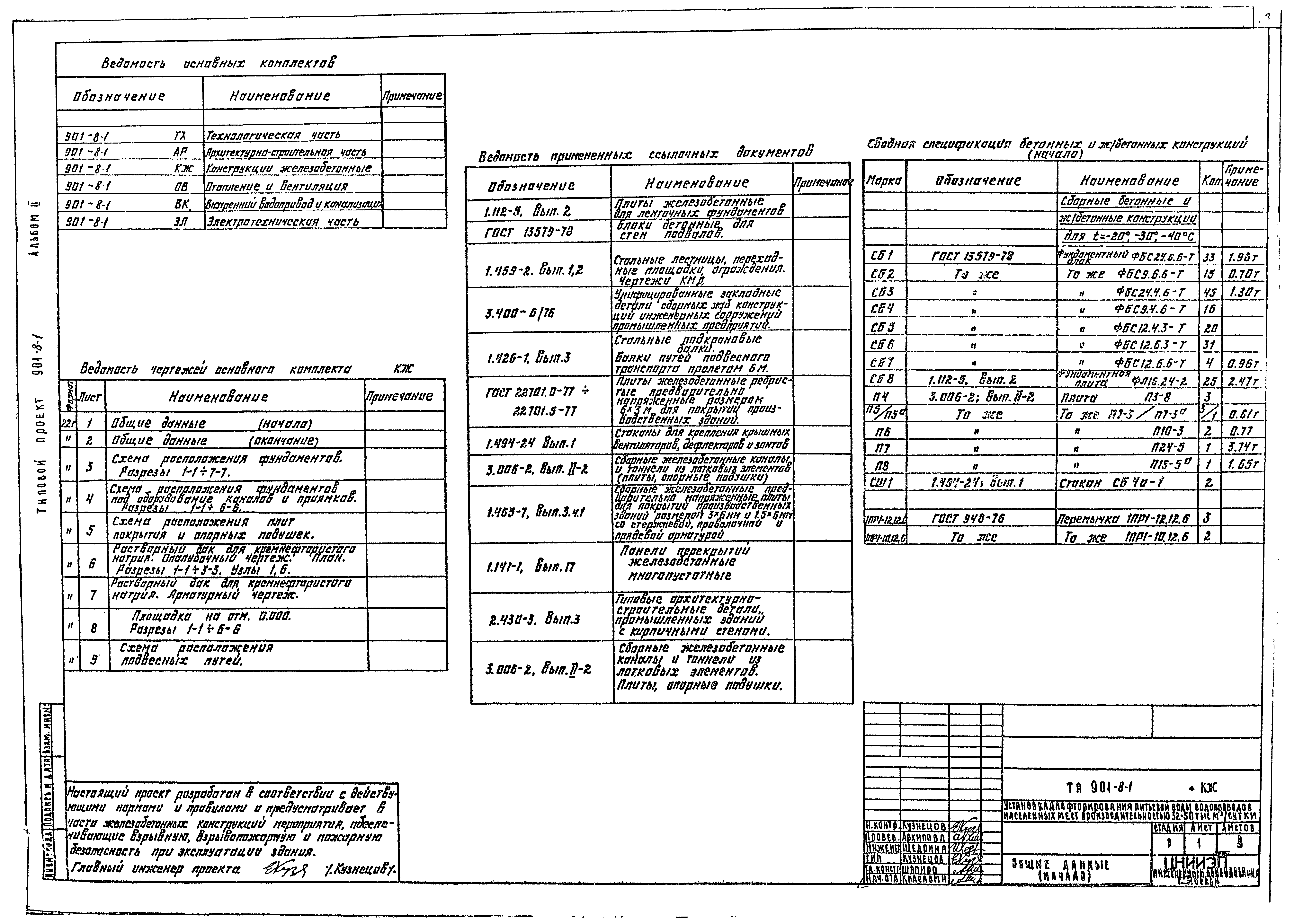 Типовой проект 901-8-1