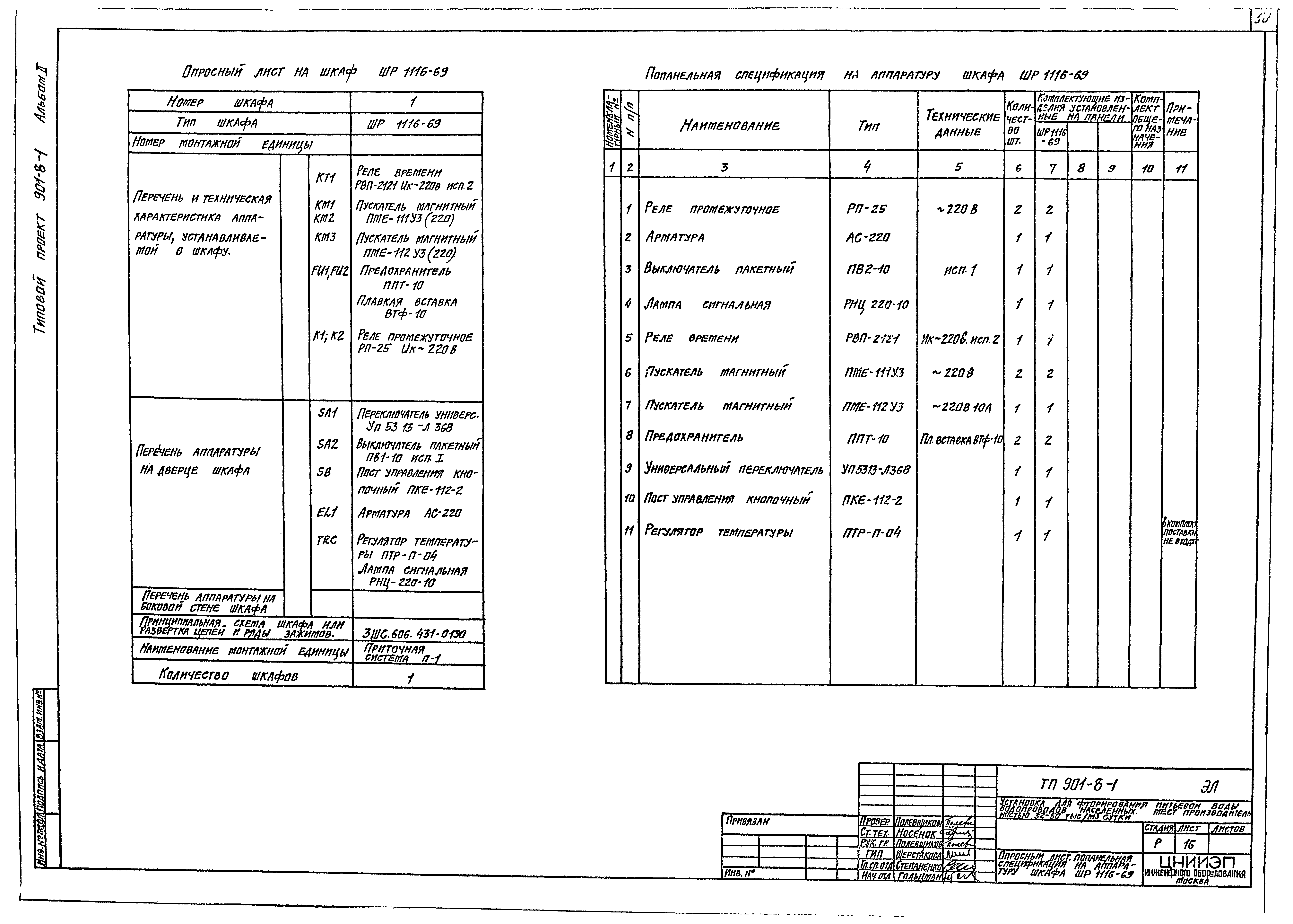 Типовой проект 901-8-1