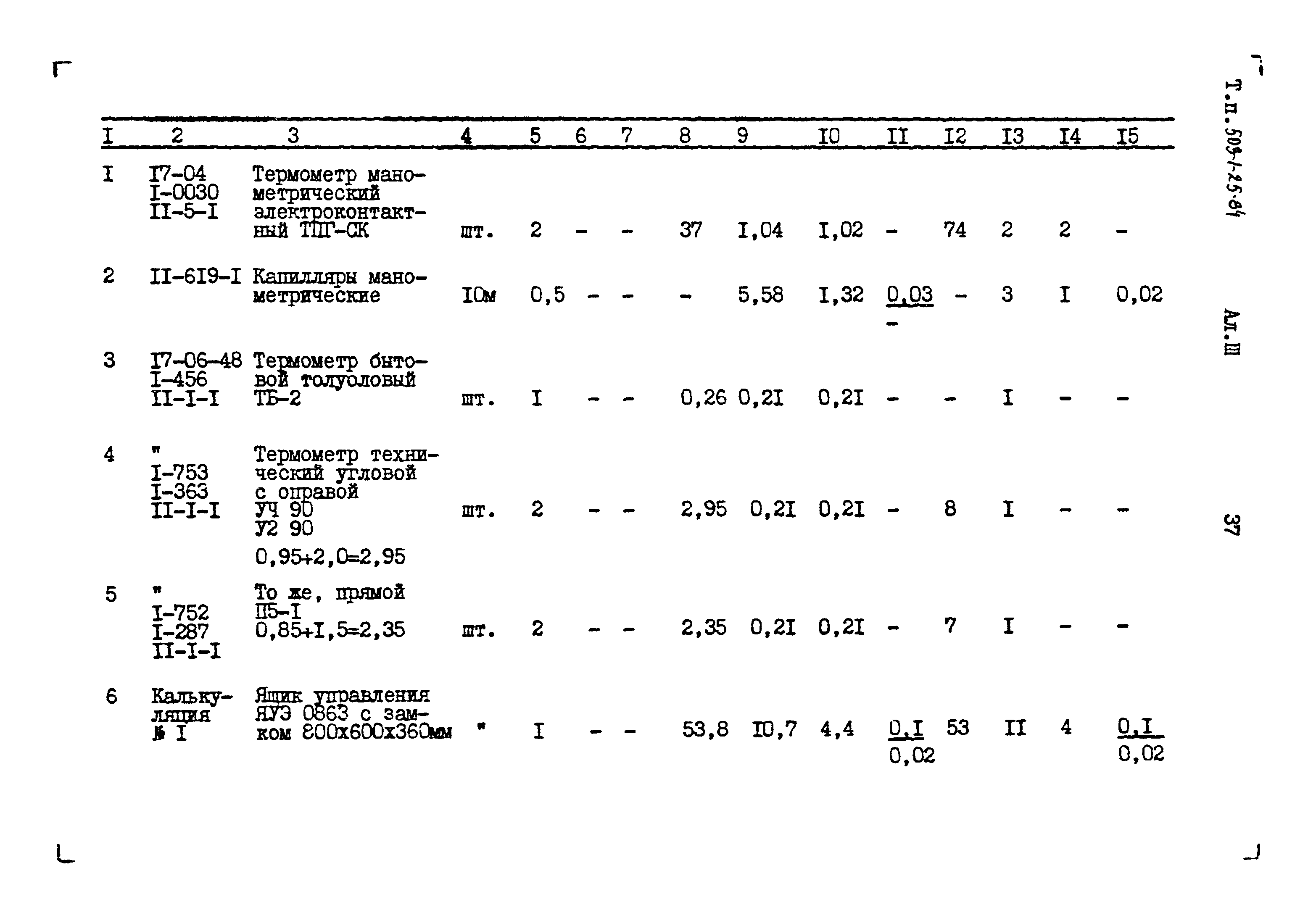 Типовой проект 503-1-25.84