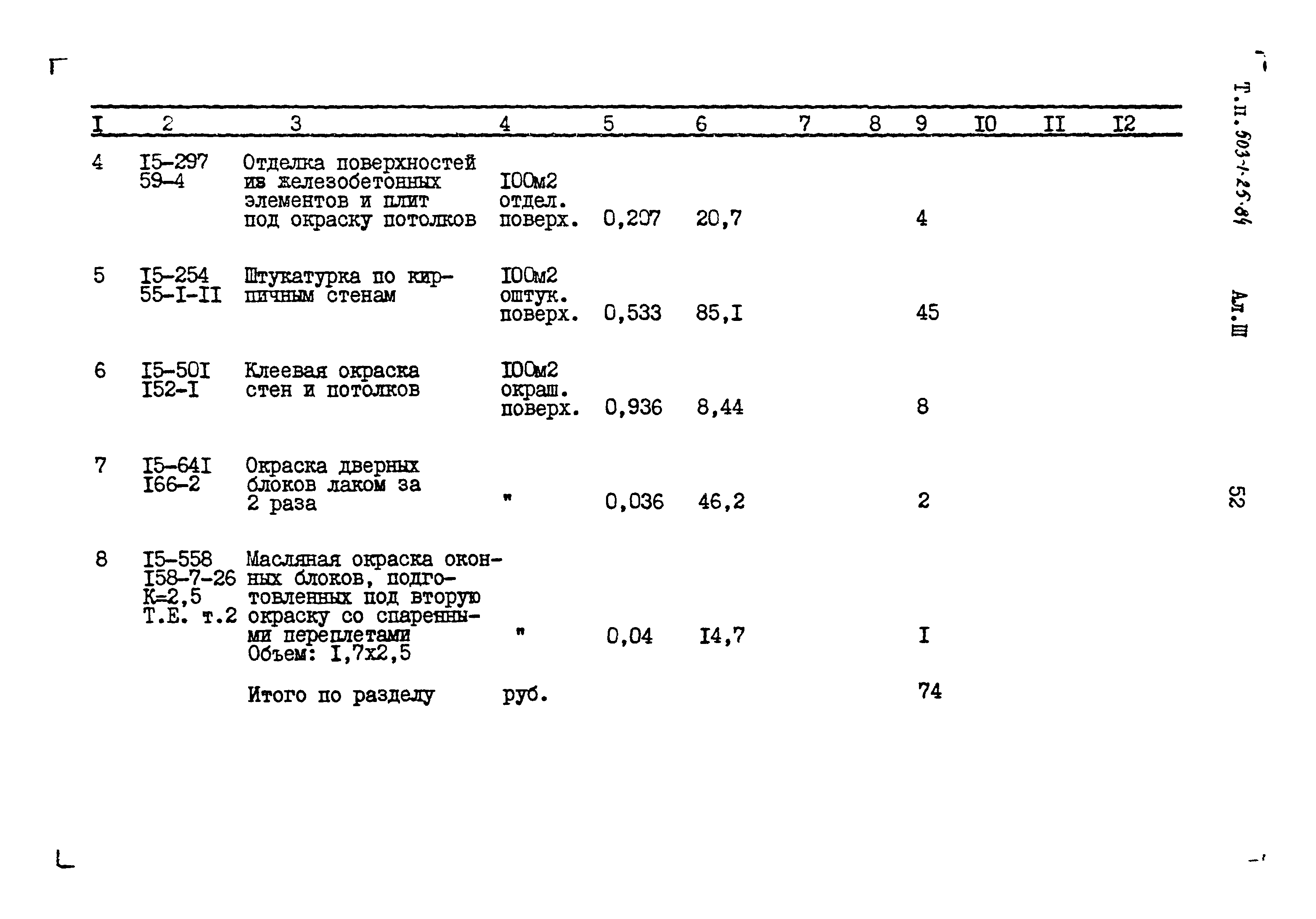 Типовой проект 503-1-25.84