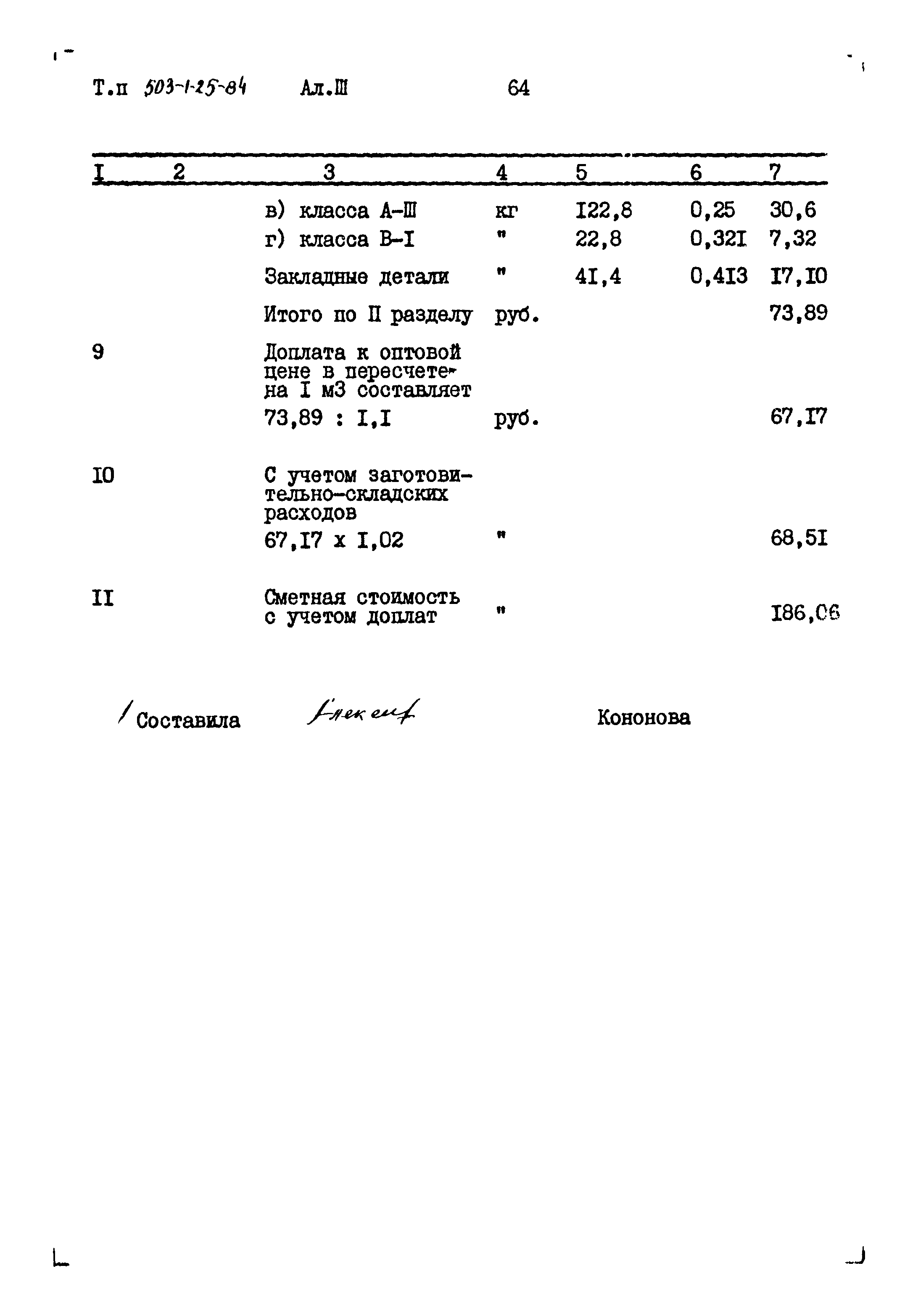 Типовой проект 503-1-25.84