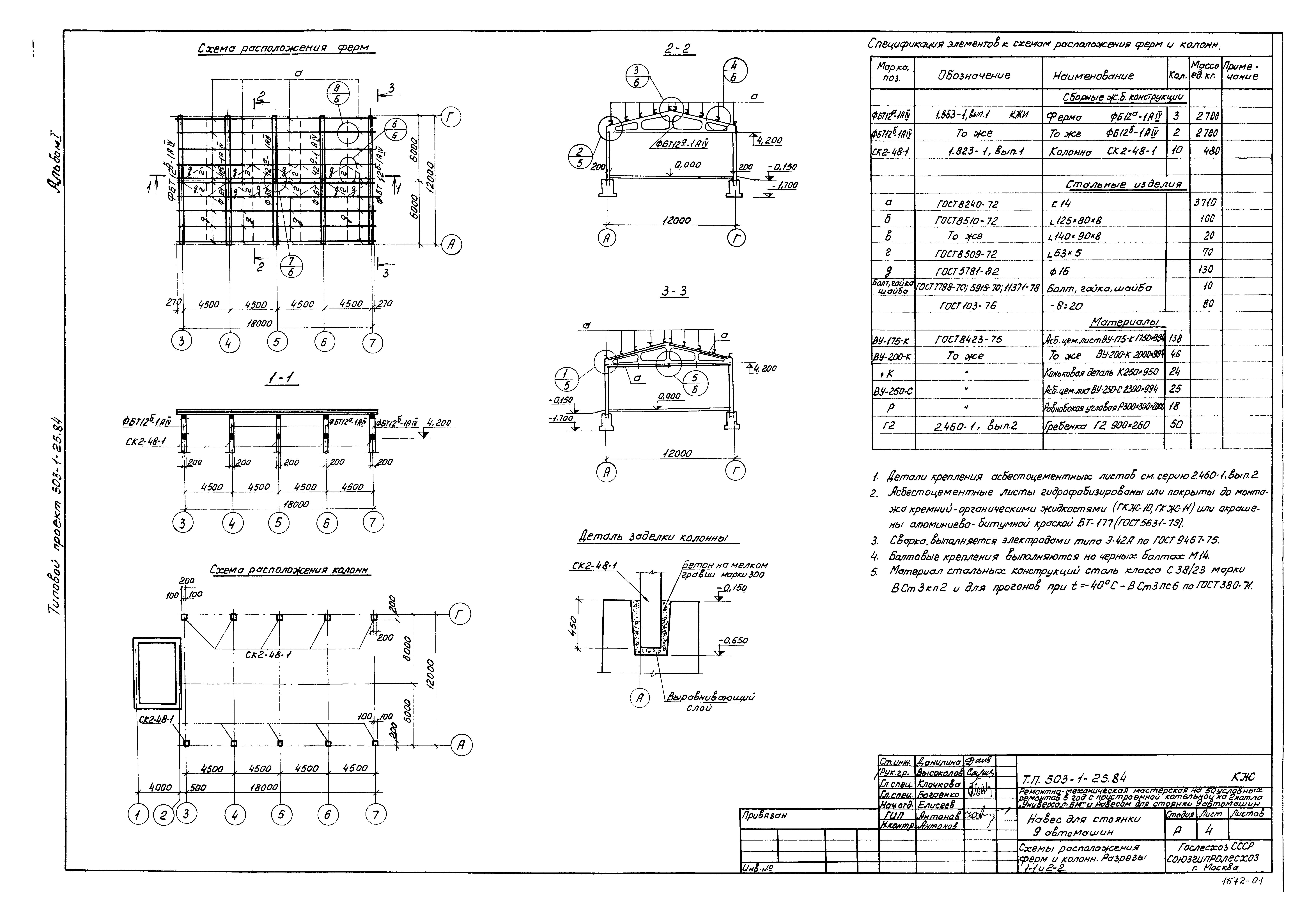 Типовой проект 503-1-25.84