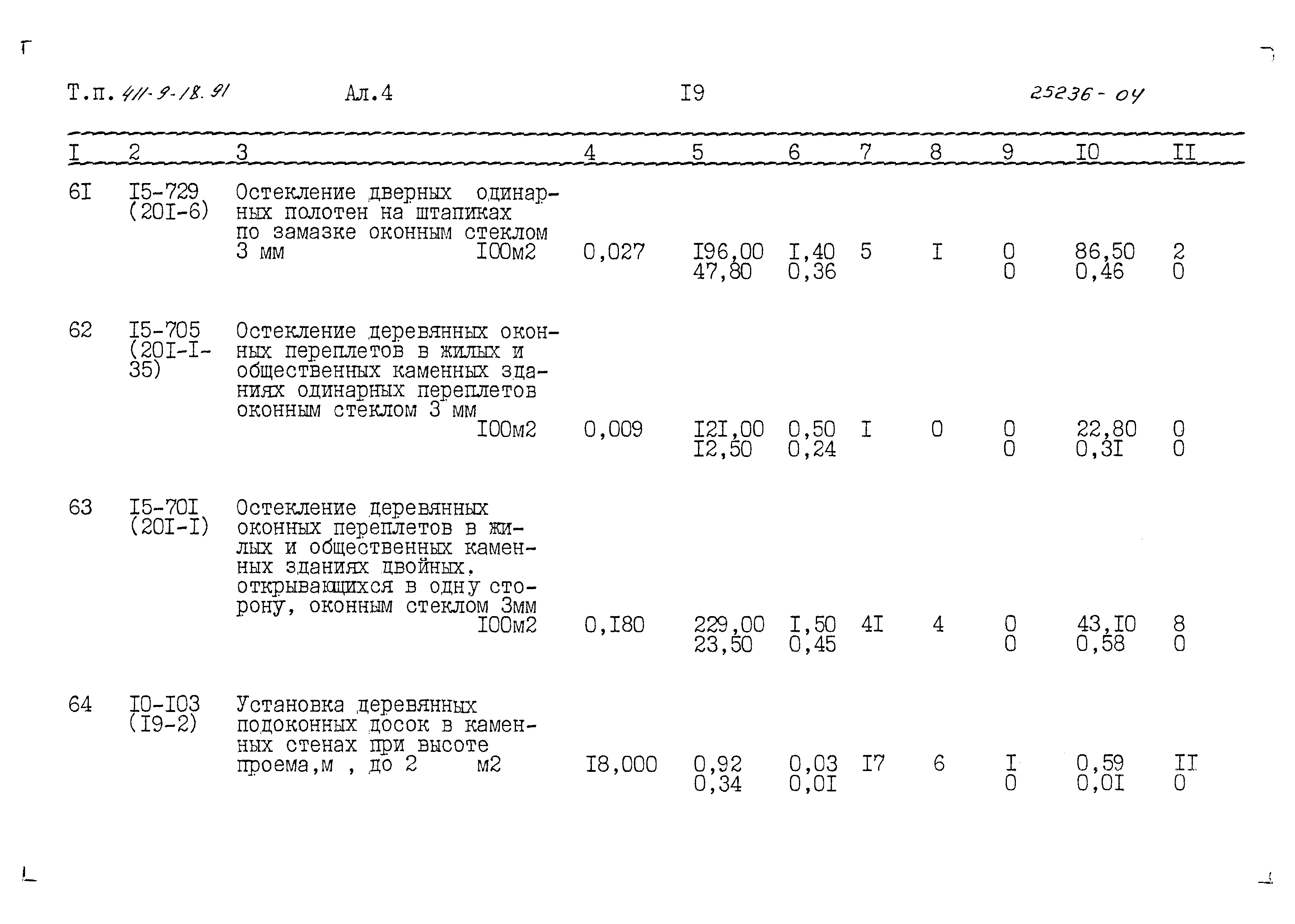 Типовой проект 411-9-18.91