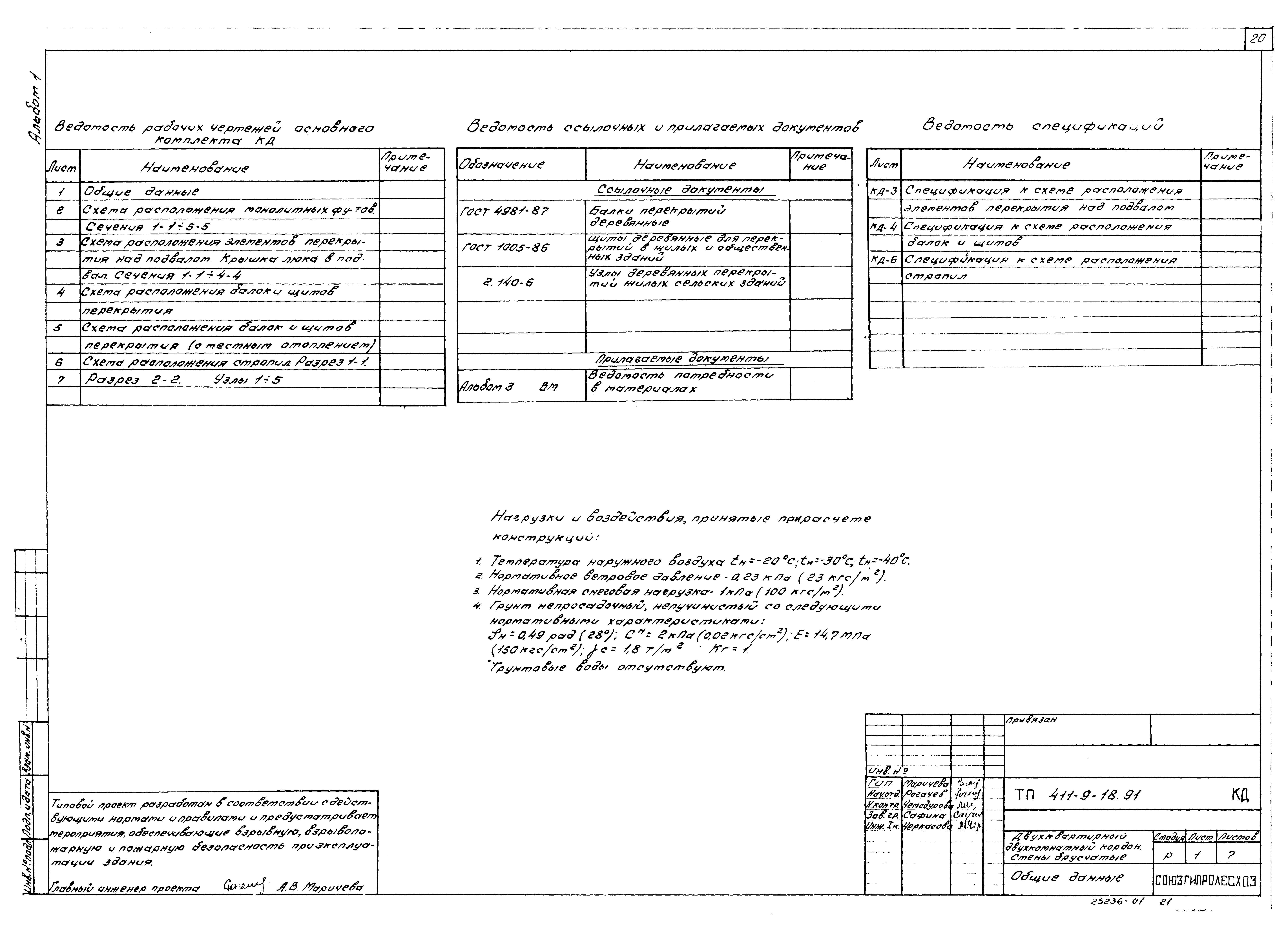 Типовой проект 411-9-18.91