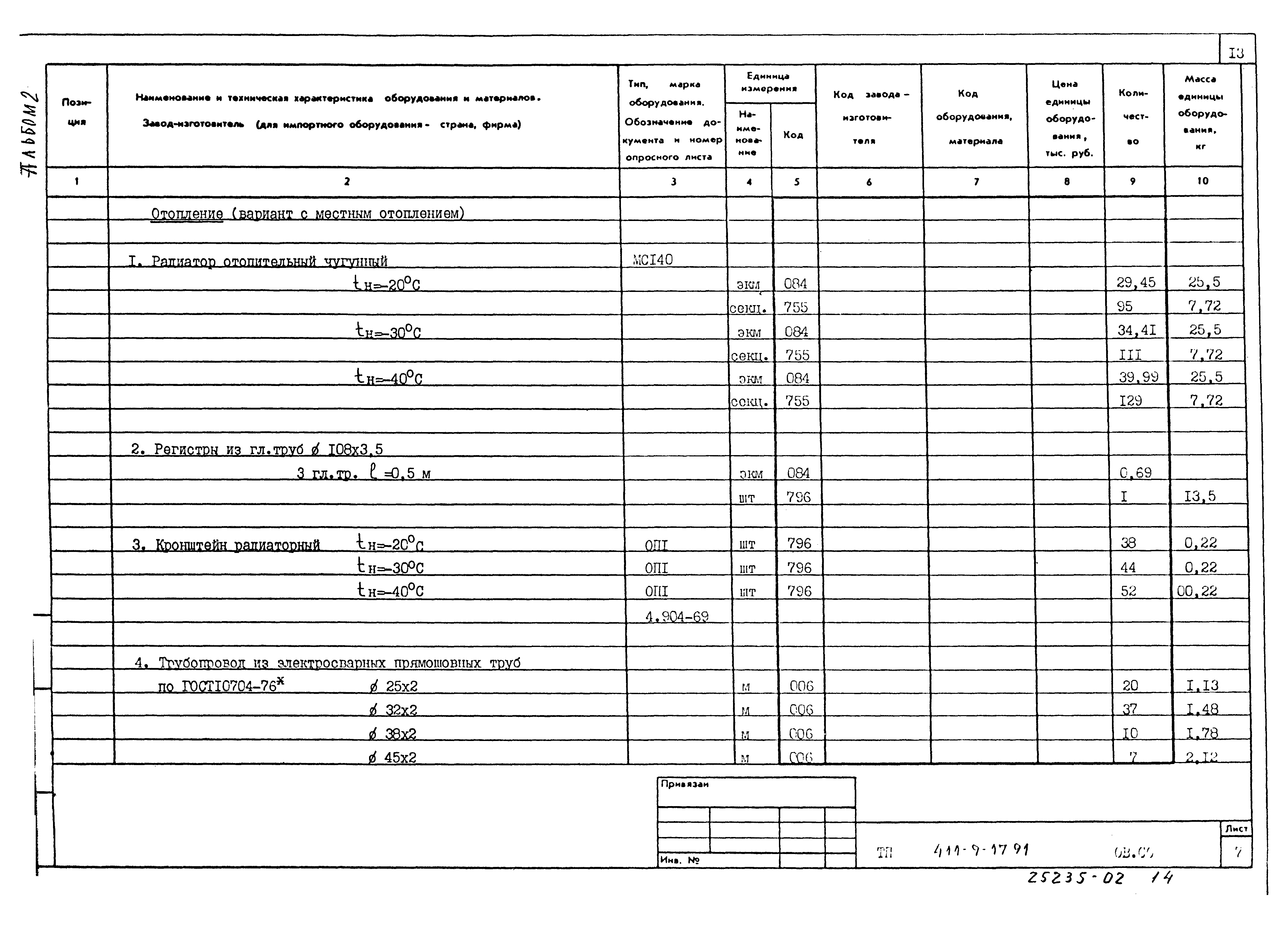 Типовой проект 411-9-17.91