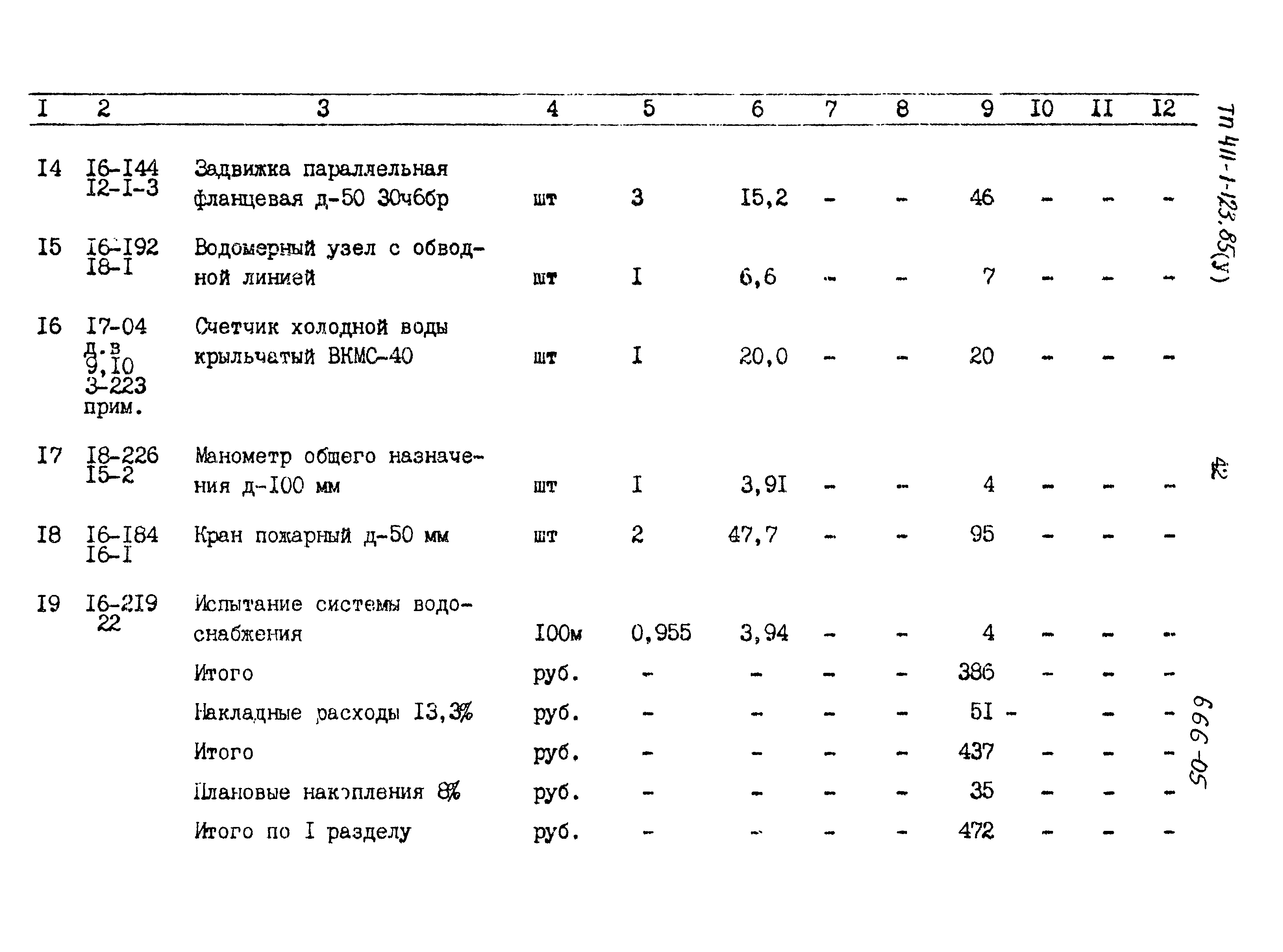 Типовой проект 411-1-123.85