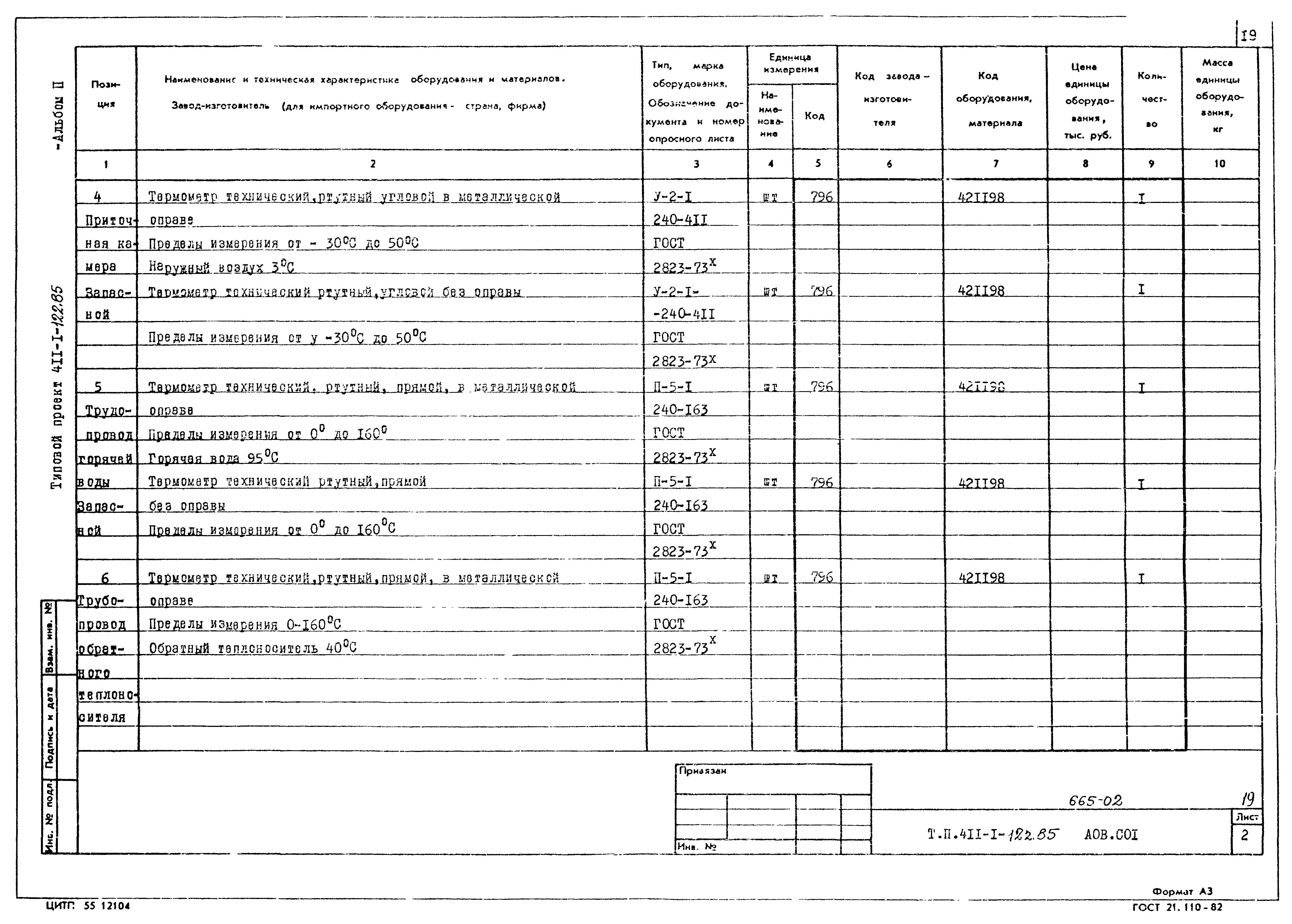 Типовой проект 411-1-122.85