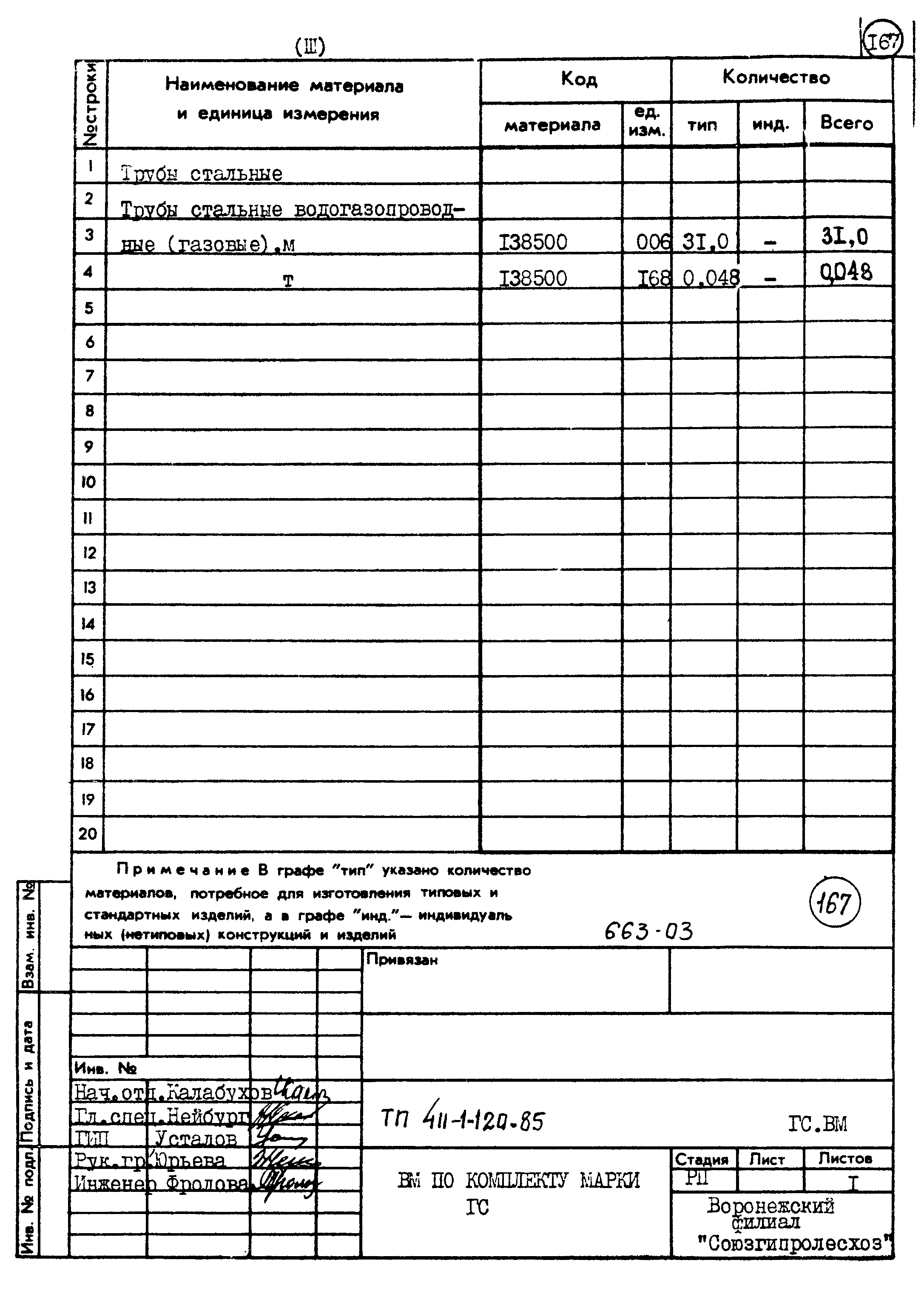 Типовой проект 411-1-120.85