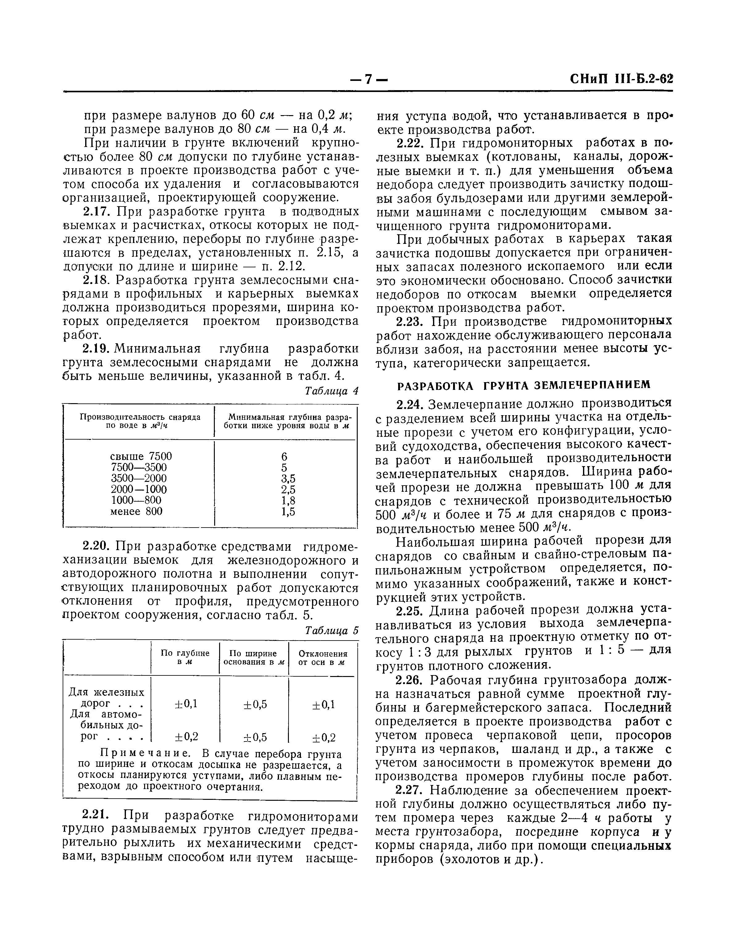 СНиП III-Б.2-62