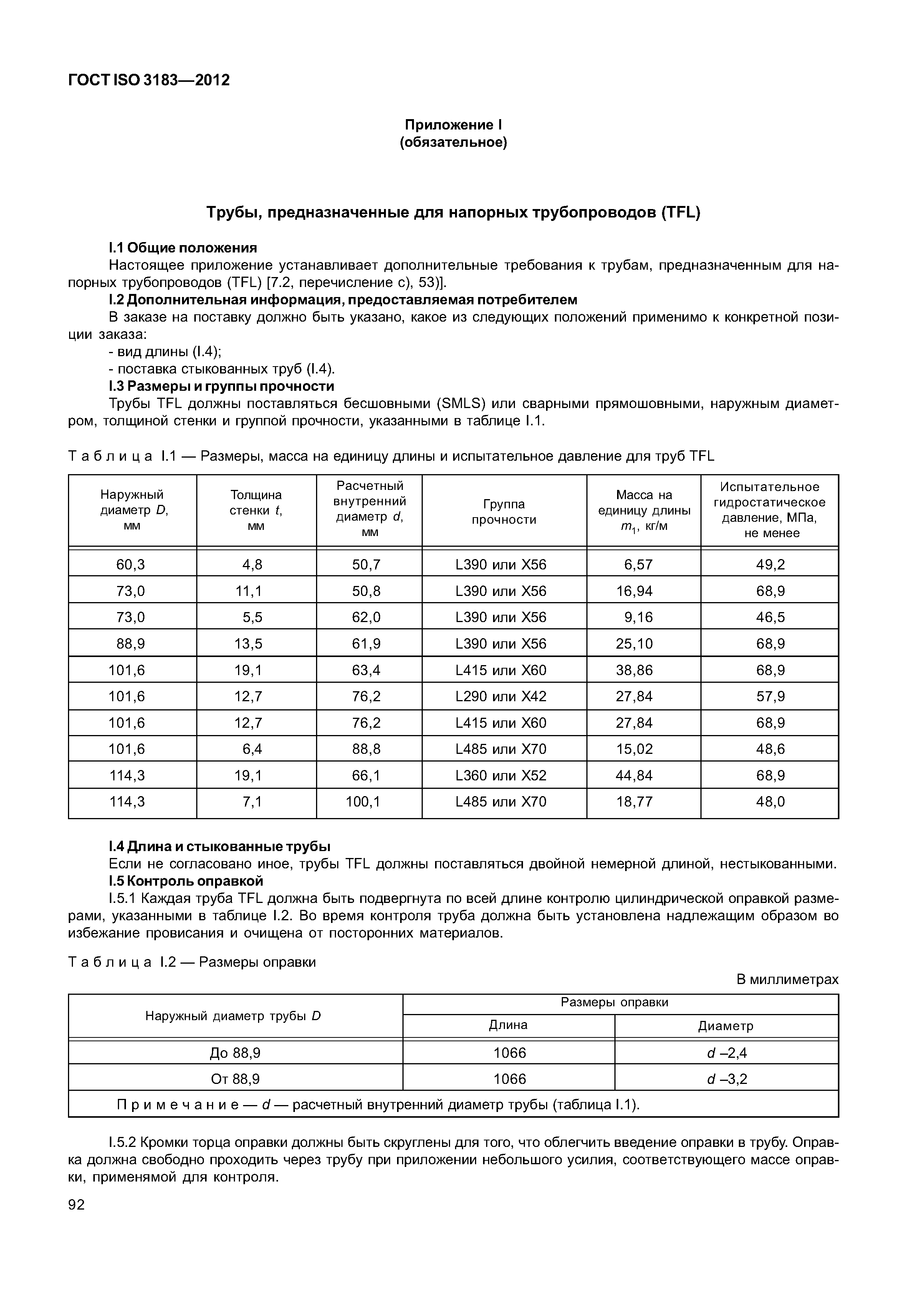 ГОСТ ISO 3183-2012