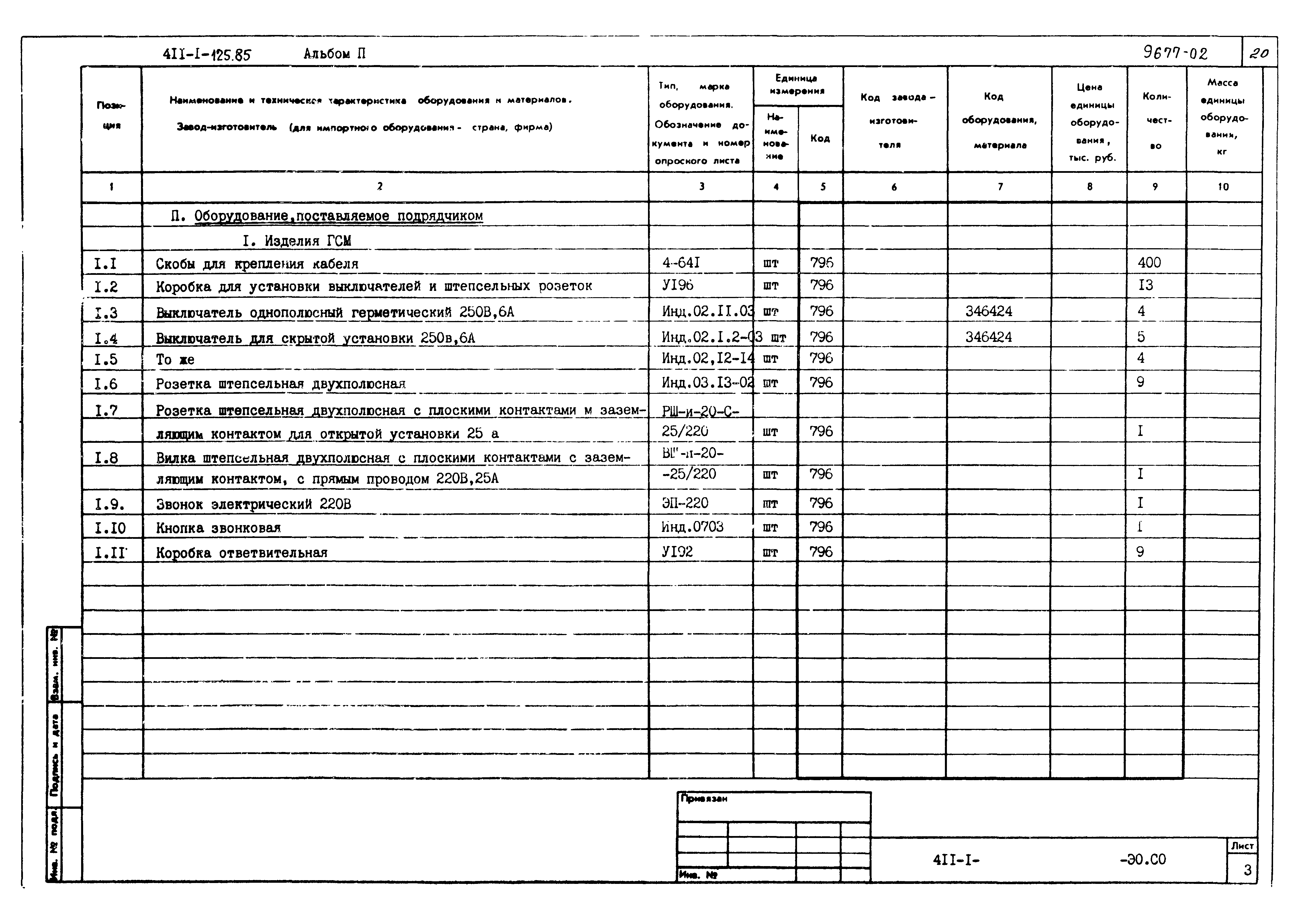 Типовой проект 411-1-125.85