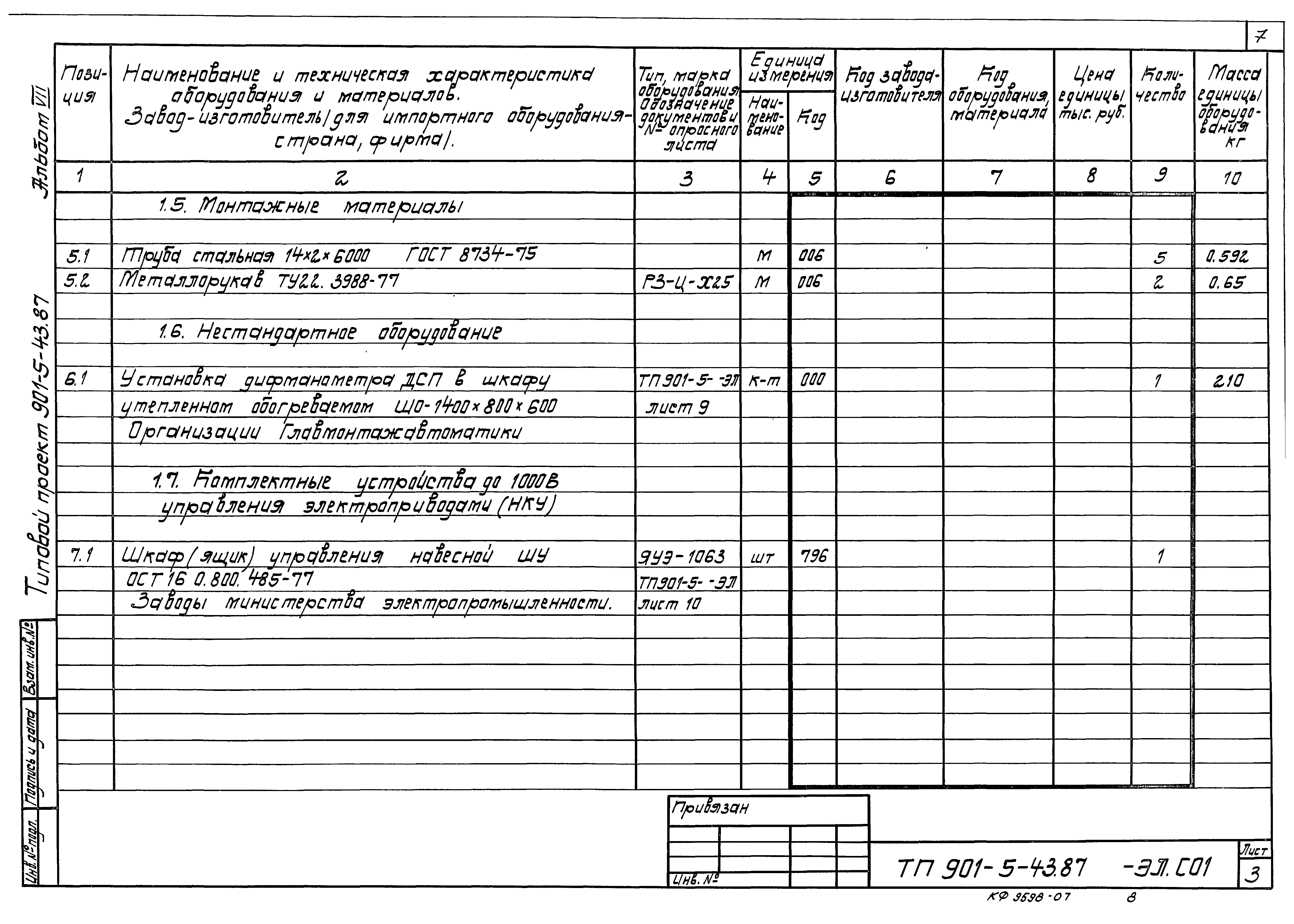Типовой проект 901-5-43.87